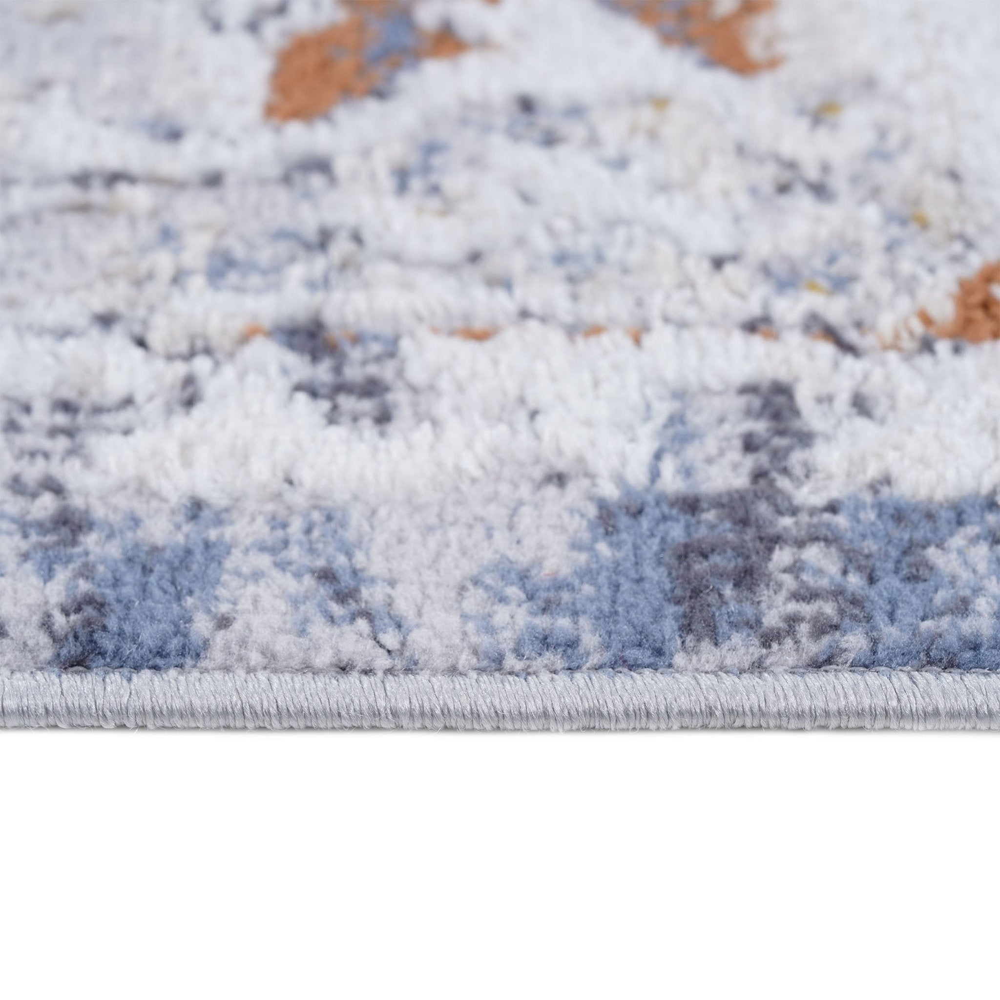 Payas Ivory - Grey Rug Size 6'7'' x 9' - MidinMod