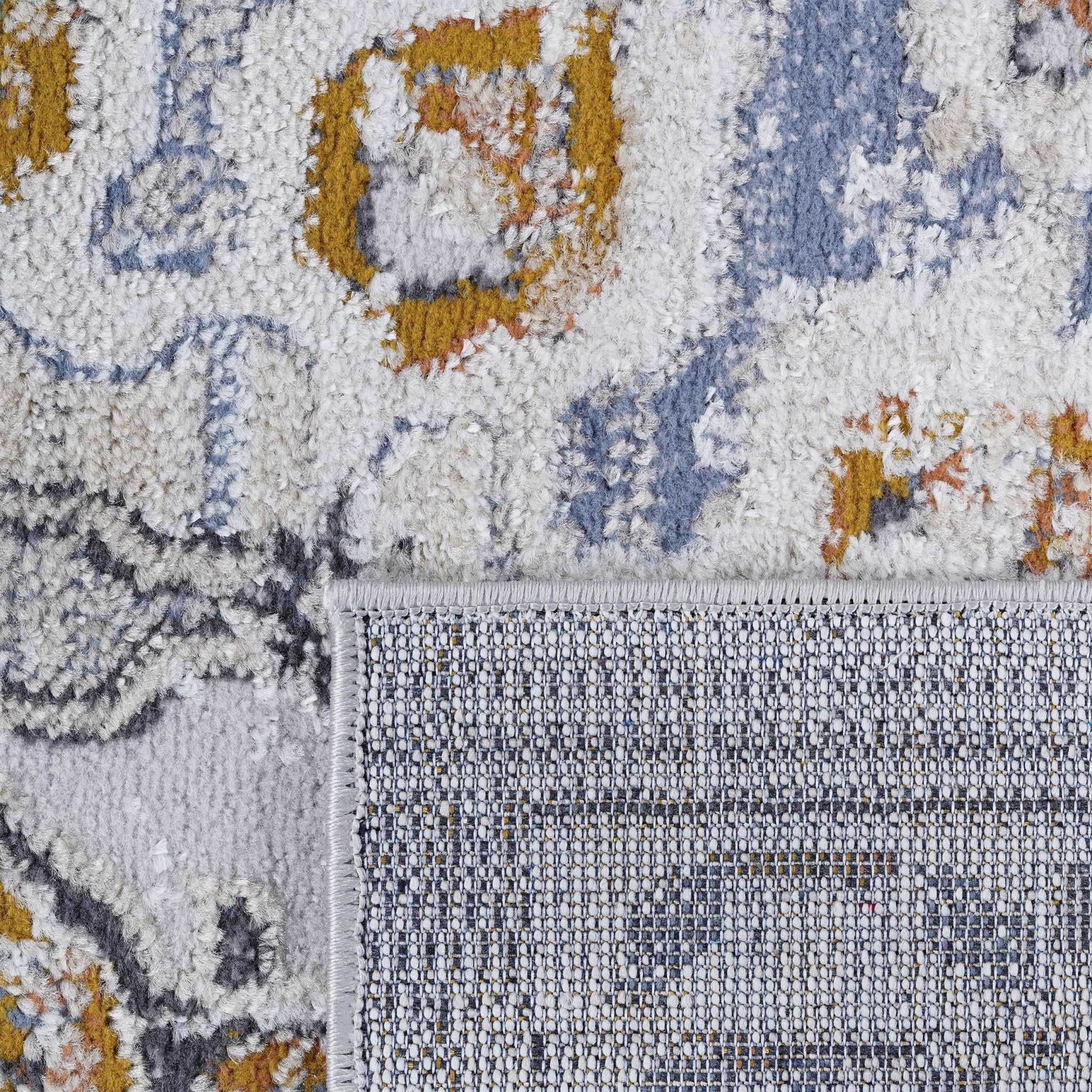 Payas Cream - Gold Rug Size 5'3'' x 7'6'' - MidinMod