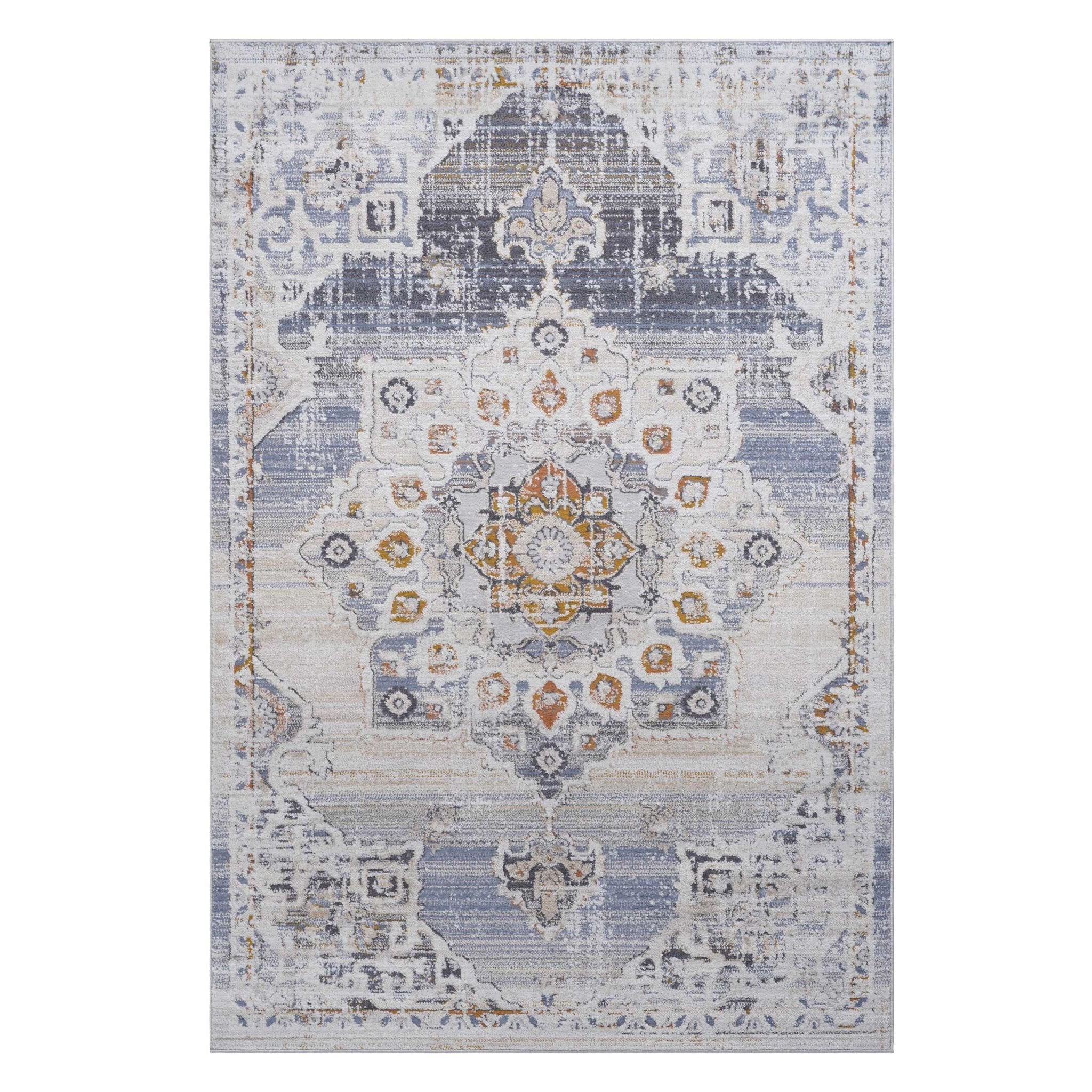 Payas Cream - Gold Rug Size 7'9'' x 10' - MidinMod