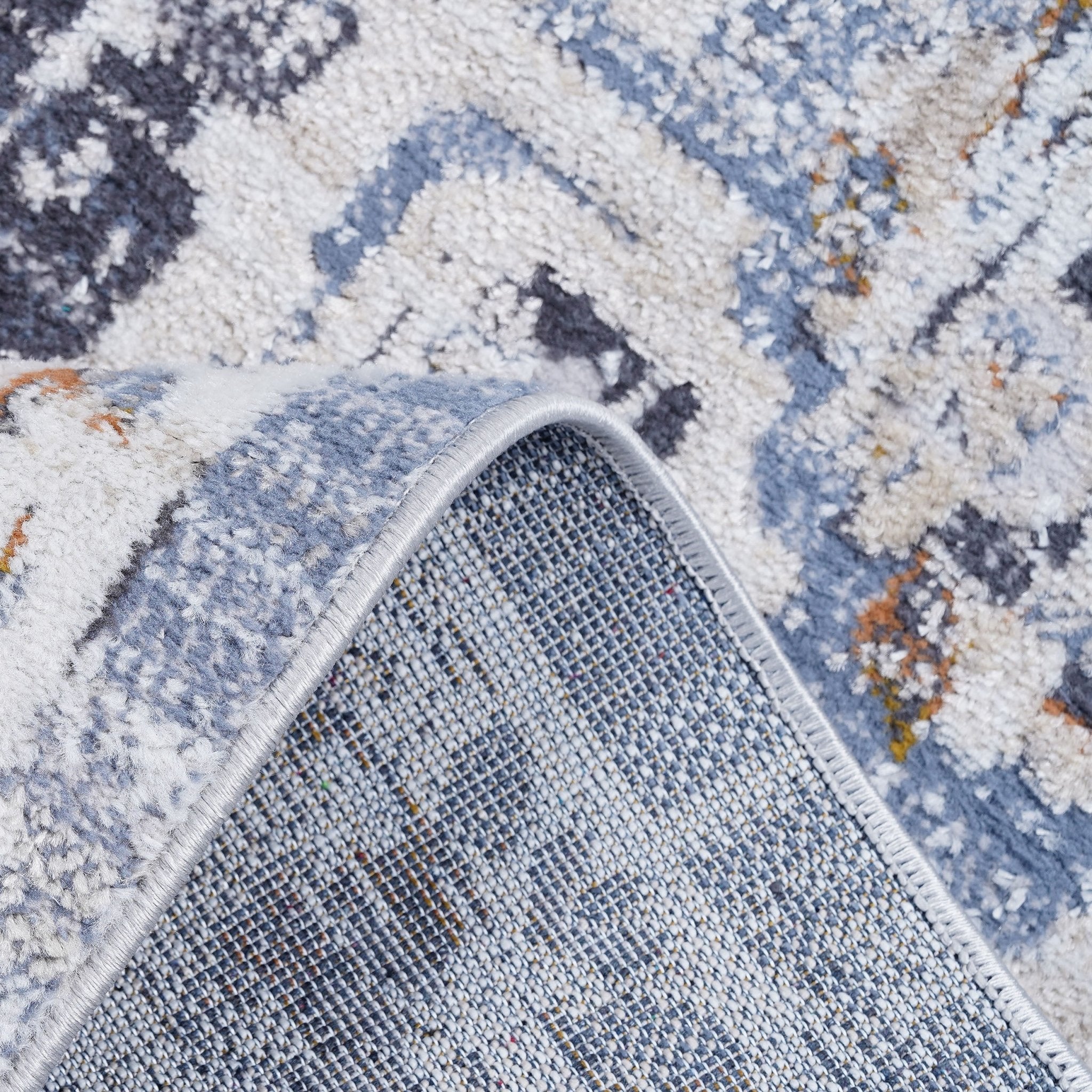 Payas Cream - Gold Rug Size 5'3'' x 7'6'' - MidinMod