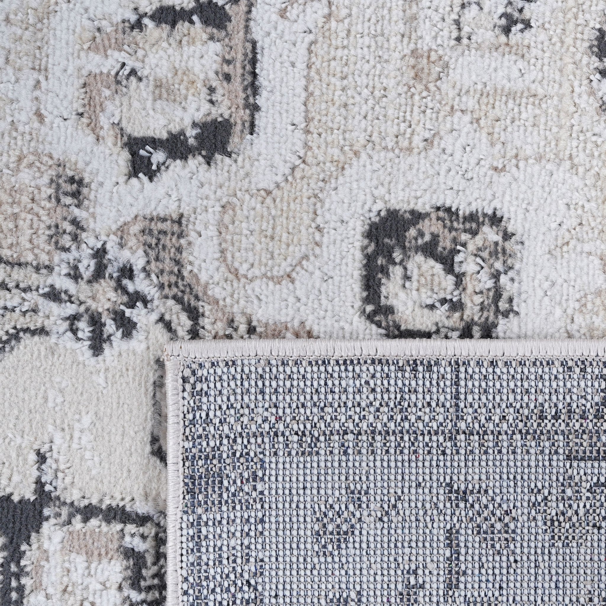 Payas Cream Beige Rug Size 5'3'' x 7'6'' - MidinMod