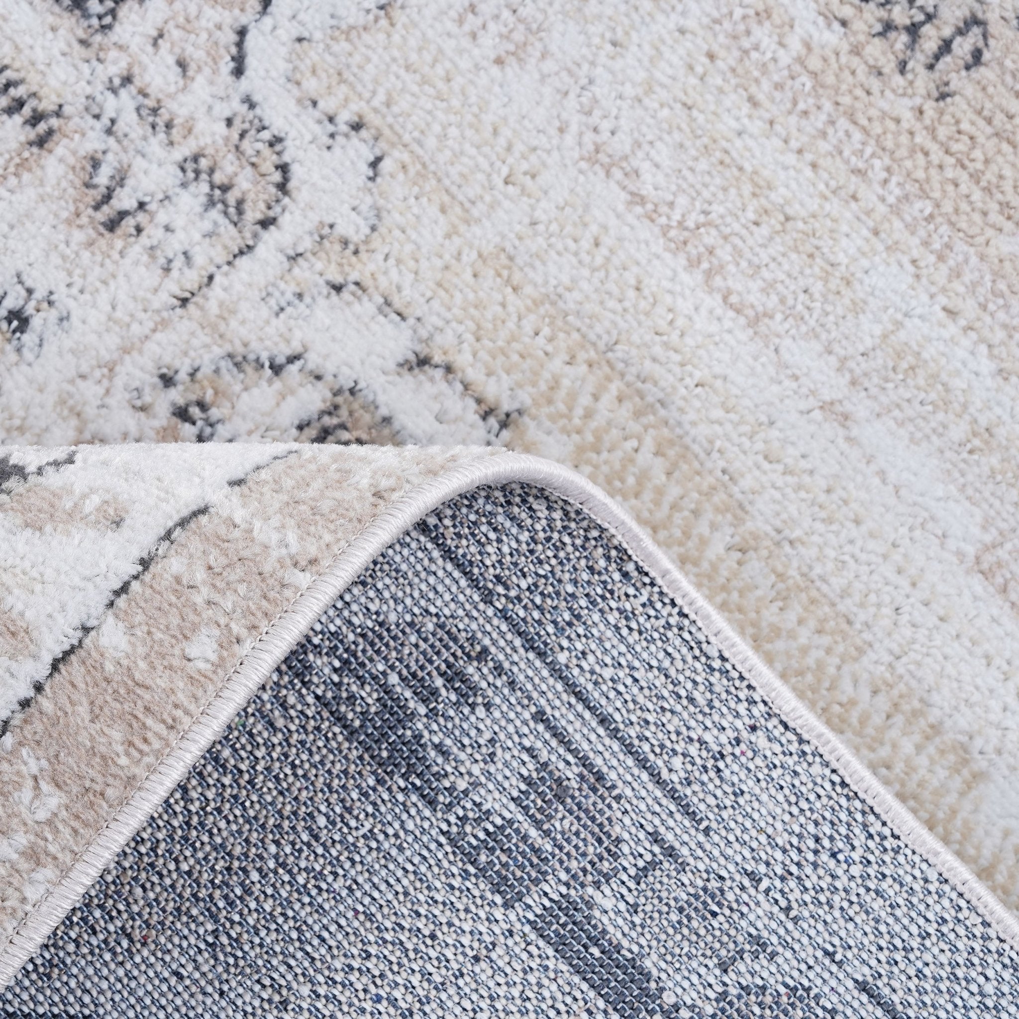 Payas Cream Beige Rug Size 5'3'' x 7'6'' - MidinMod