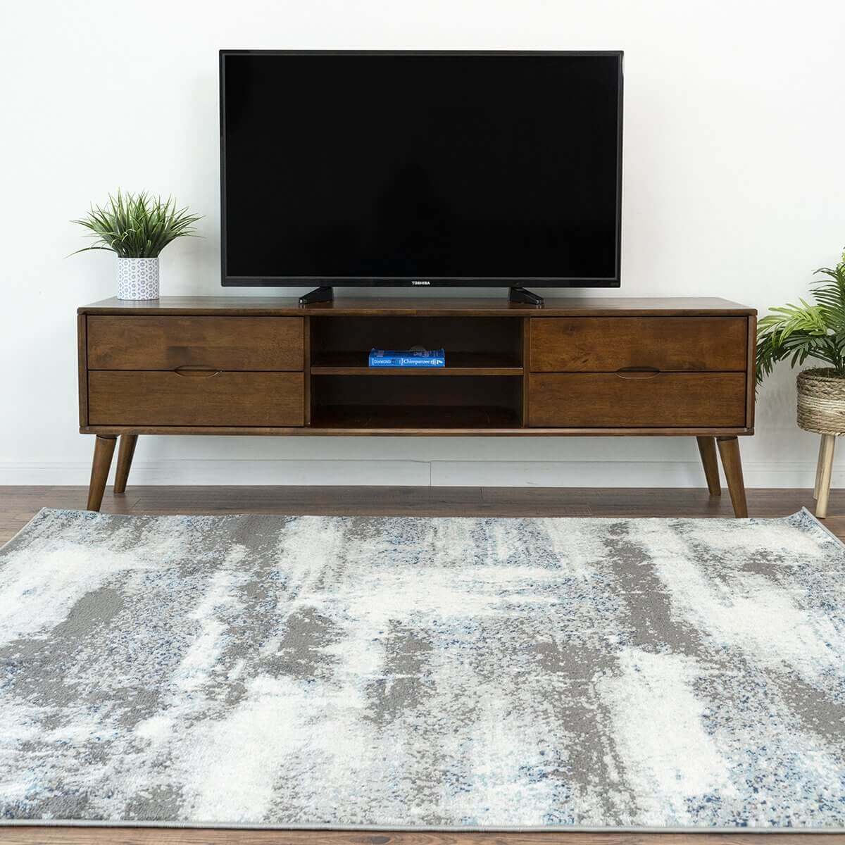 Benjamin Walnut TV Stand - MidinMod