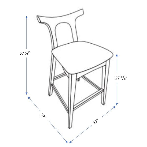 Dora Dark Gray 29" Bar Stool | MidinMod | Houston TX | Best Furniture stores in Houston