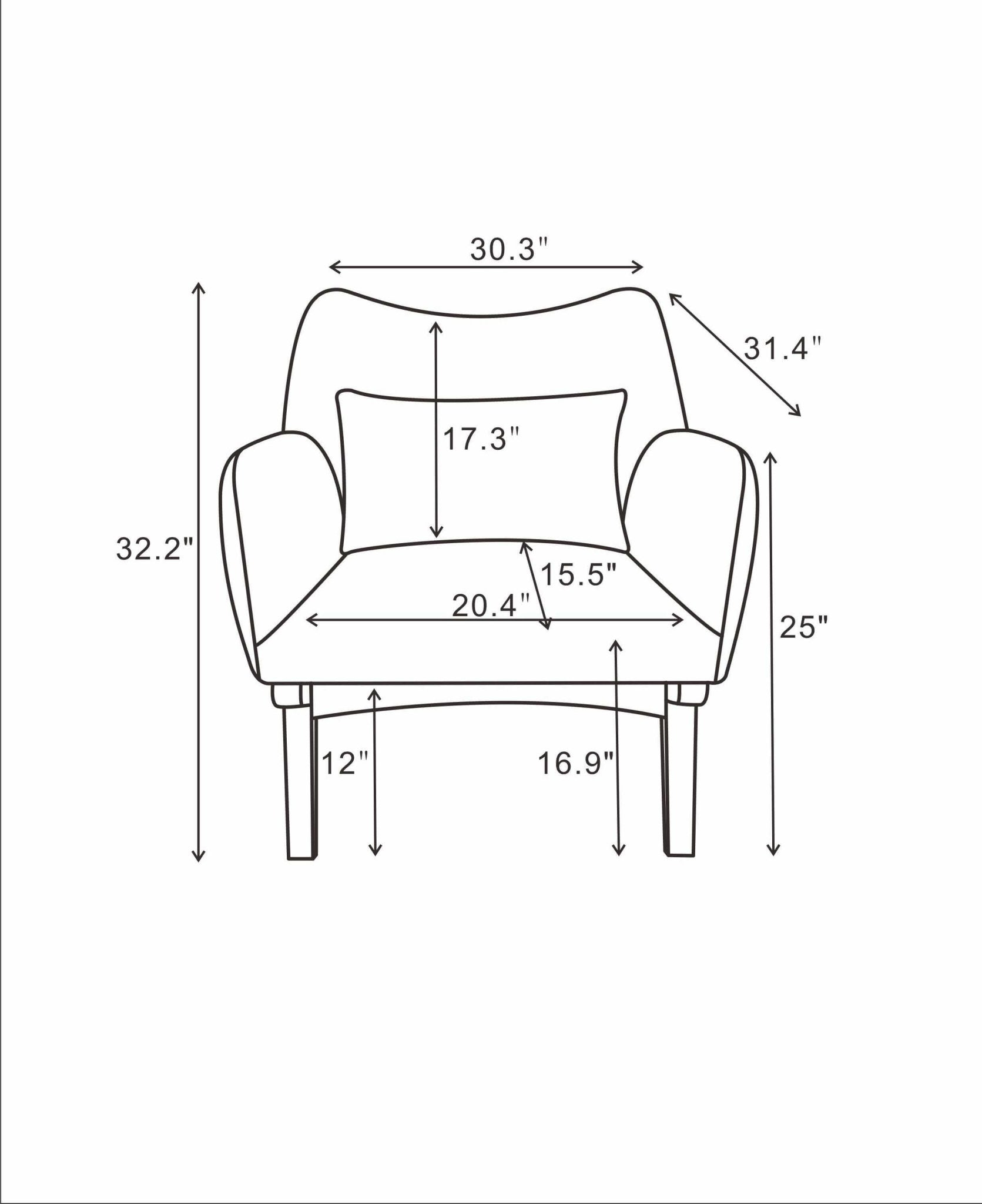 Casper Dark Green Velvet Lounge Chair - MidinMod
