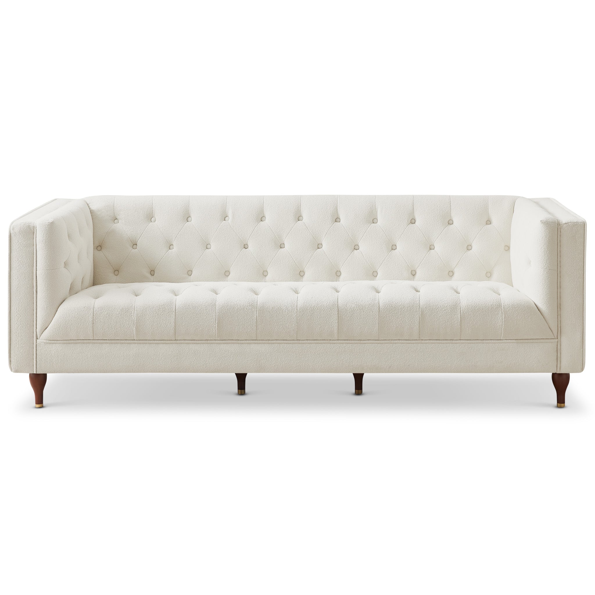 Houston Beige Boucle Modern Sofa - MidinMod