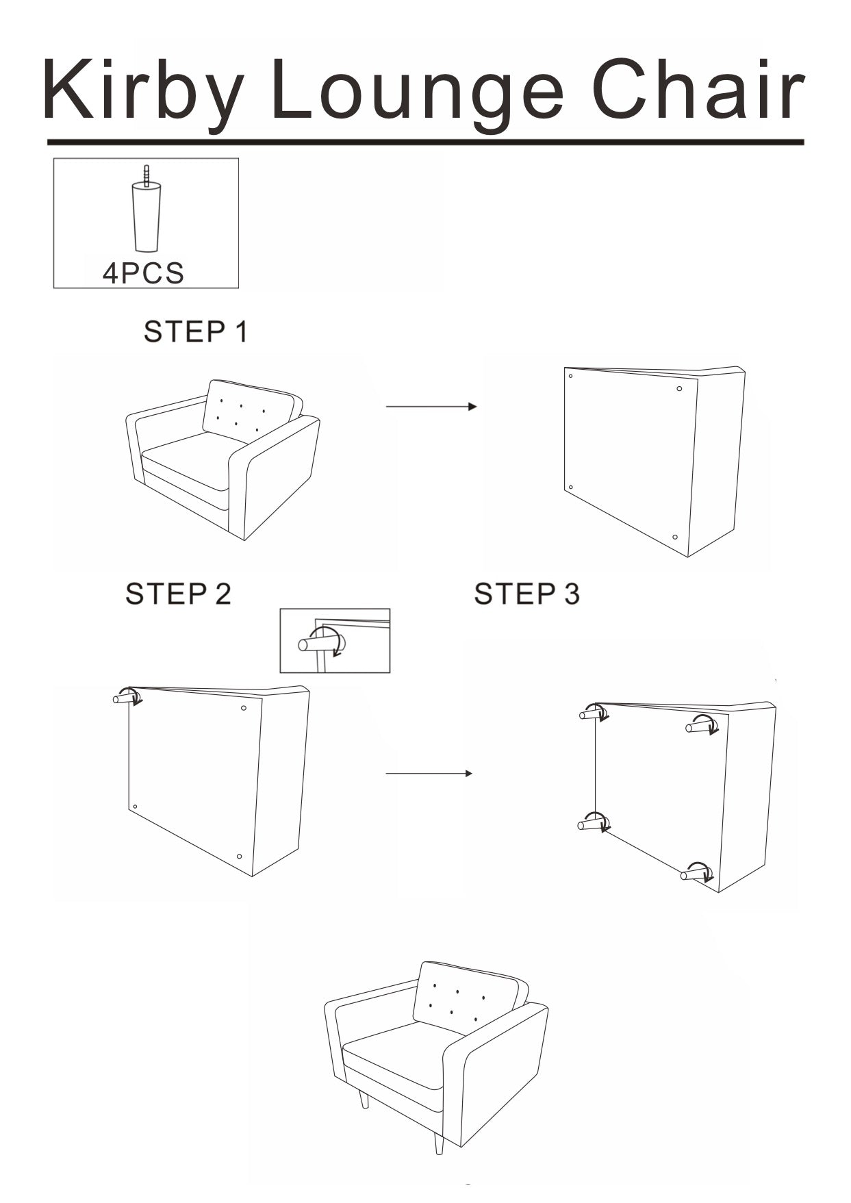 Kirby Gold Velvet Armchair - MidinMod