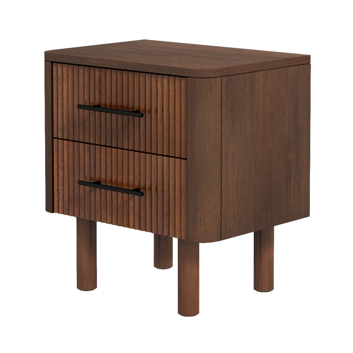 Stanley Nightstand with 2 Drawers - MidinMod