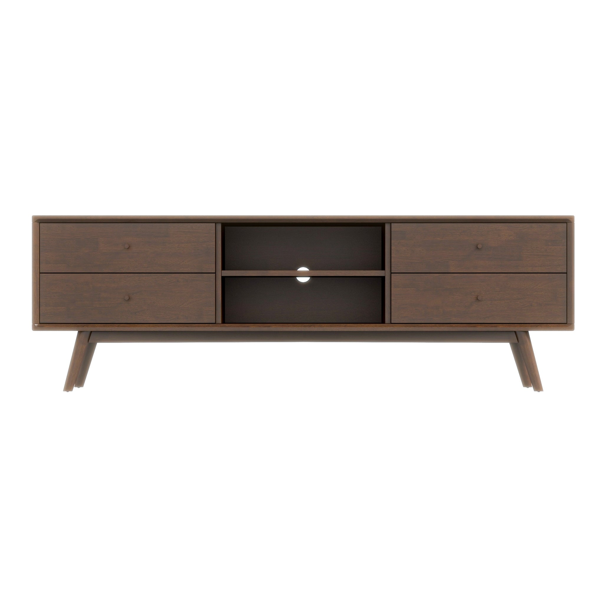 Noak TV Stand for TVs up to 72" - Walnut | MidinMod | TX | Best Furniture stores in Houston