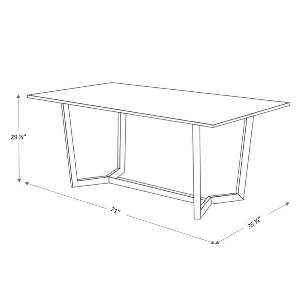 Rolda Walnut Dining Table - MidinMod