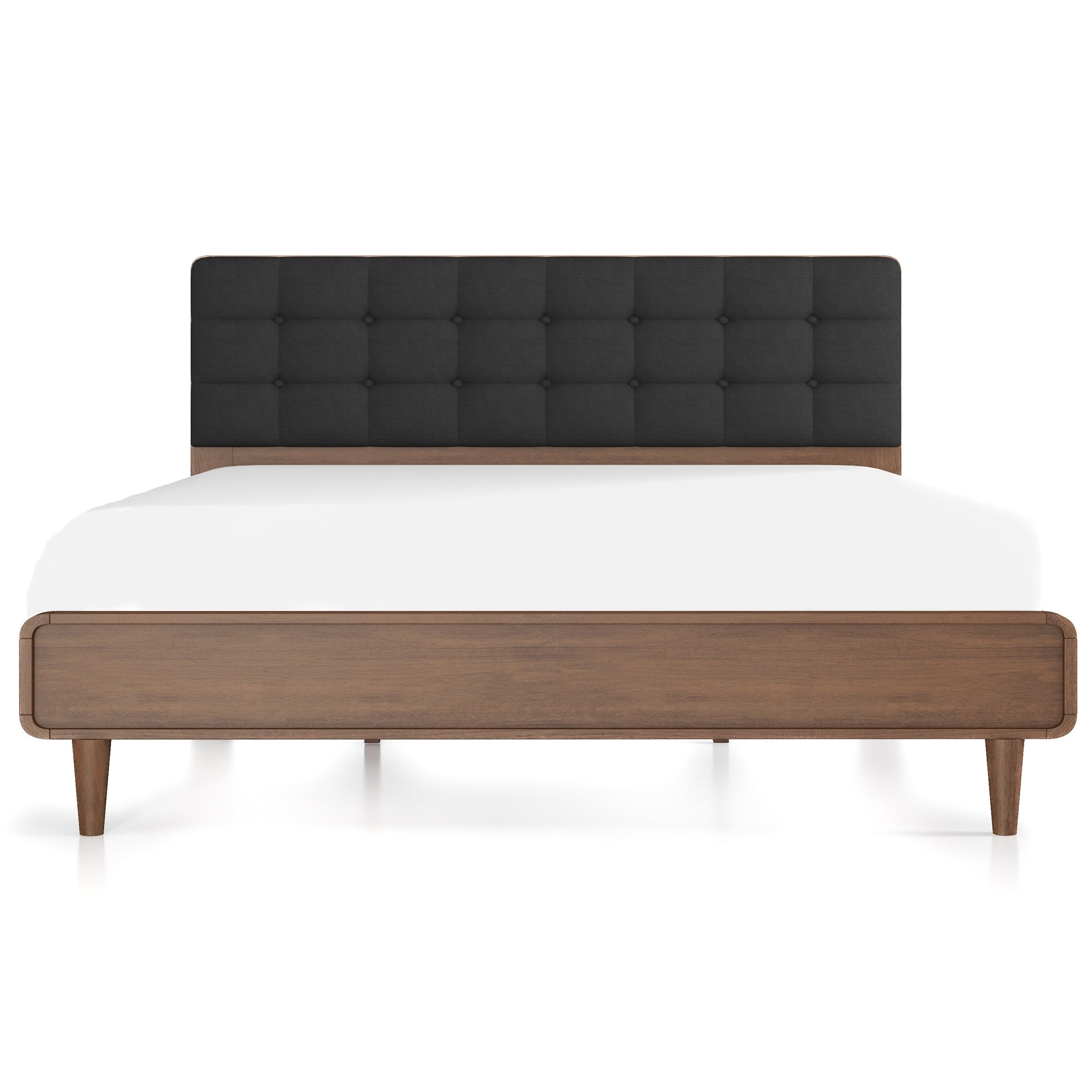 Taylor King Bed (King Size - Dark Grey) - MidinMod