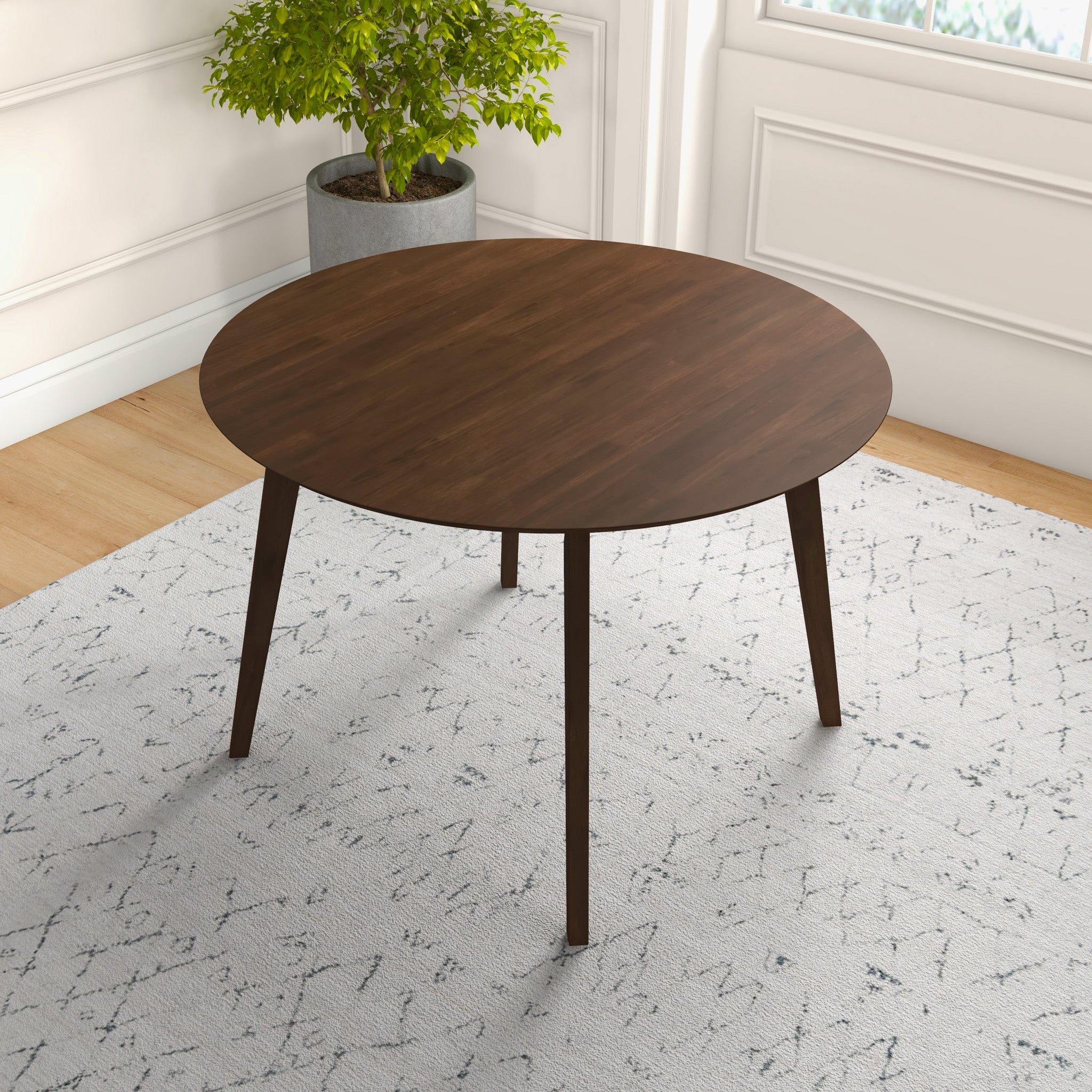 Aliana Dining Table (Walnut) - MidinMod