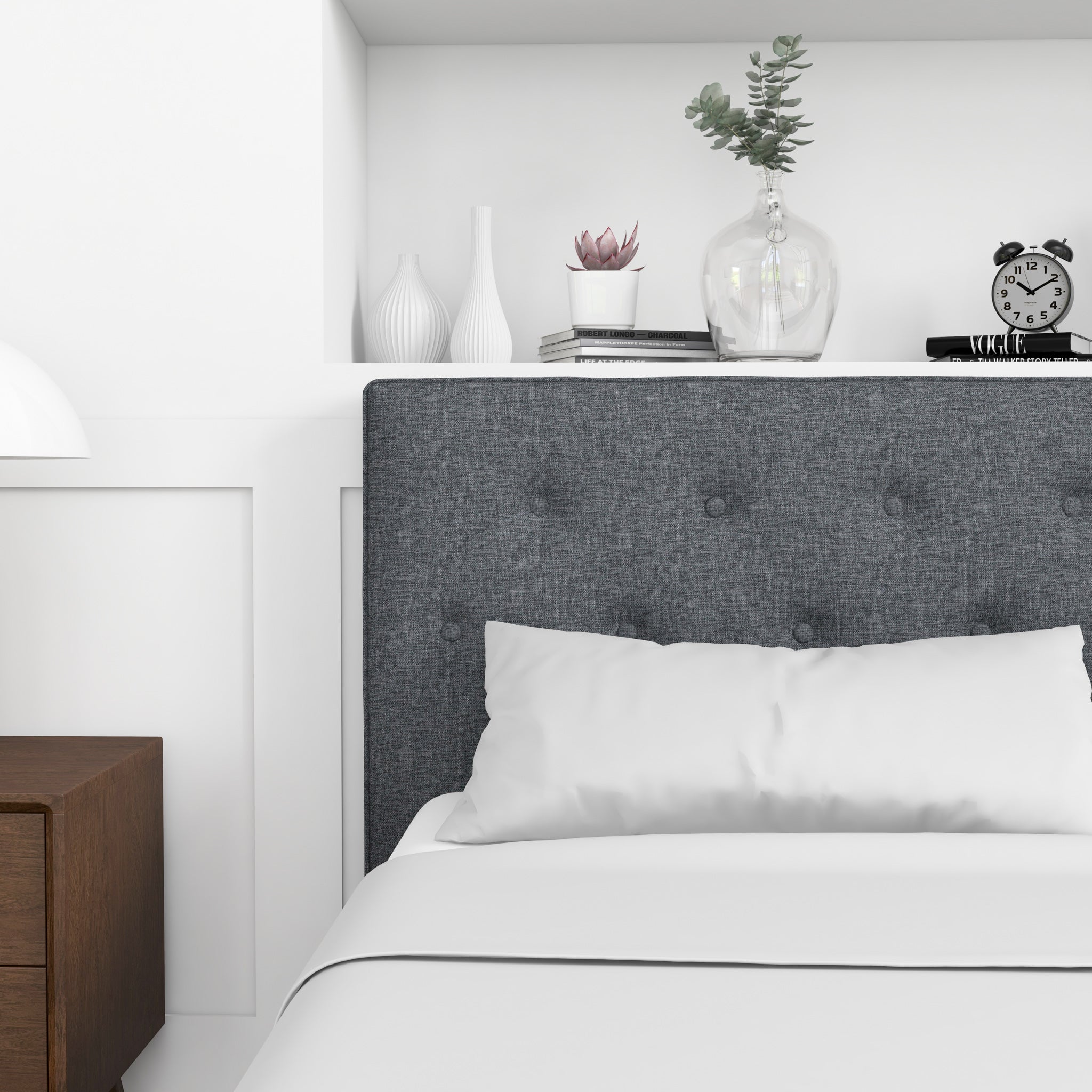 Ashton Queen Dark Gray Bed - MidinMod