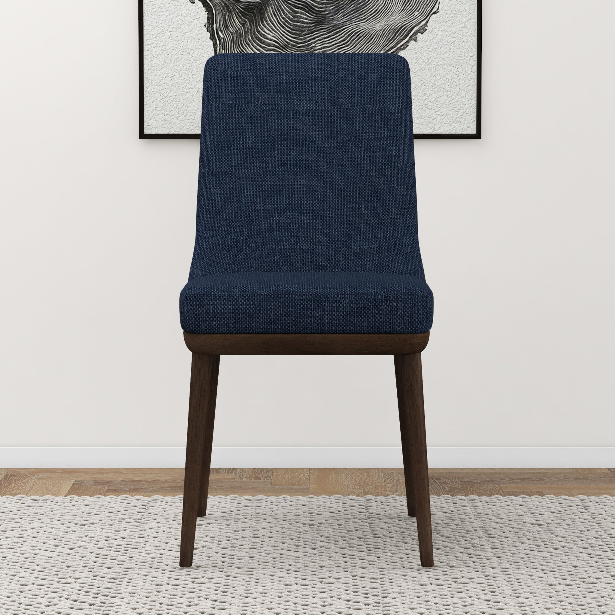 Brighton Dining Chair Navy Blue Set of 2 - MidinMod