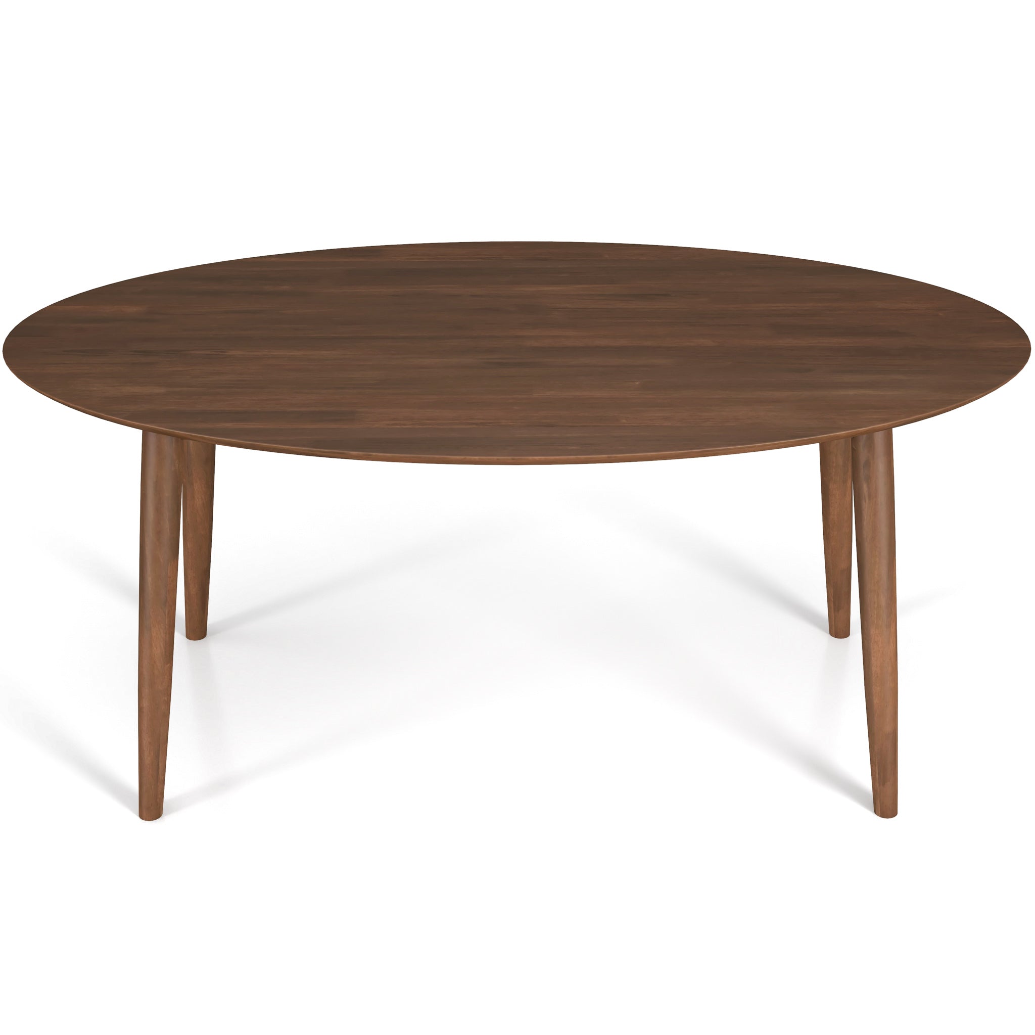 Rixos Oval Dining Table Walnut Top - MidinMod