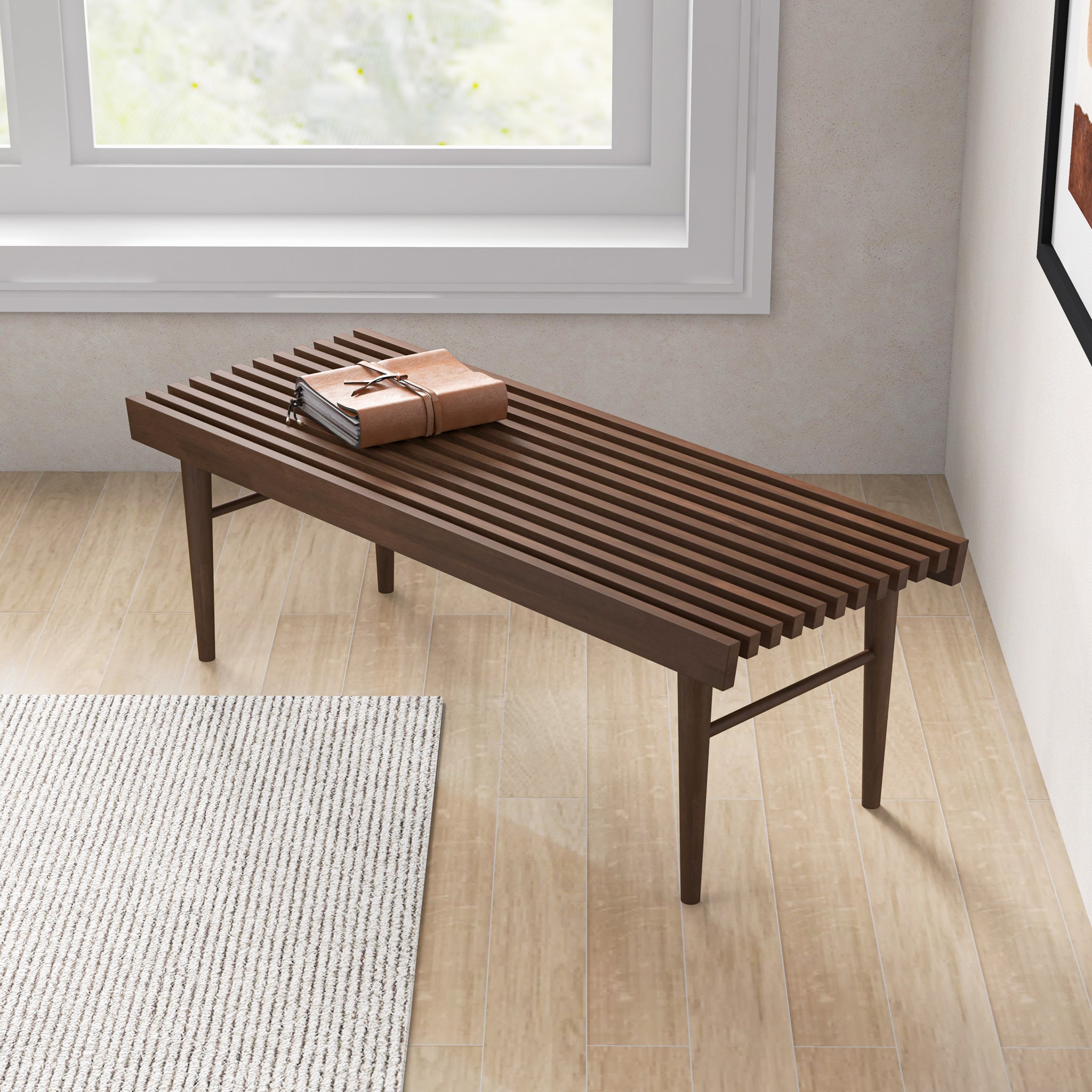Somerset Mid Century Modern Bench - MidinMod