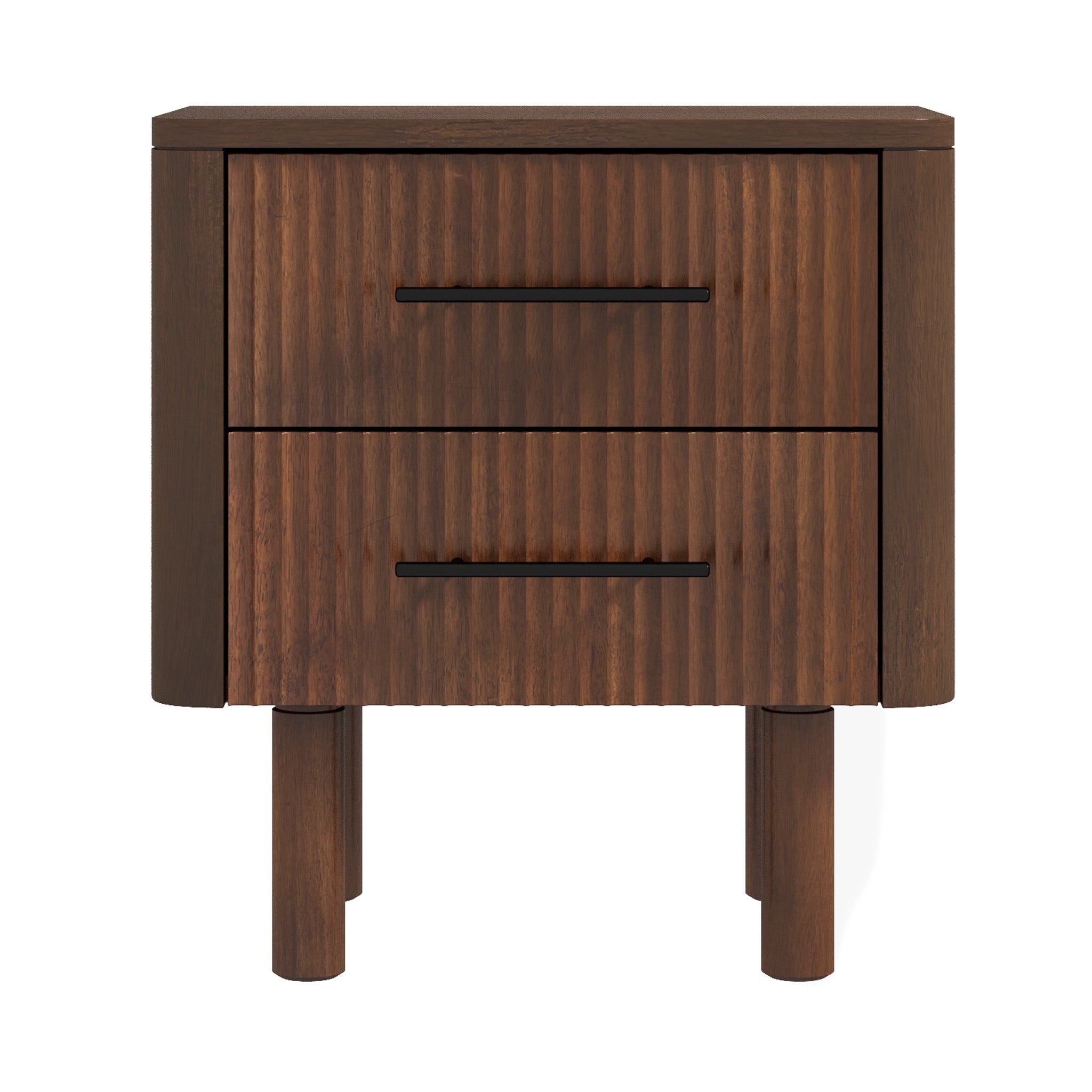 Stanley Nightstand with 2 Drawers - MidinMod