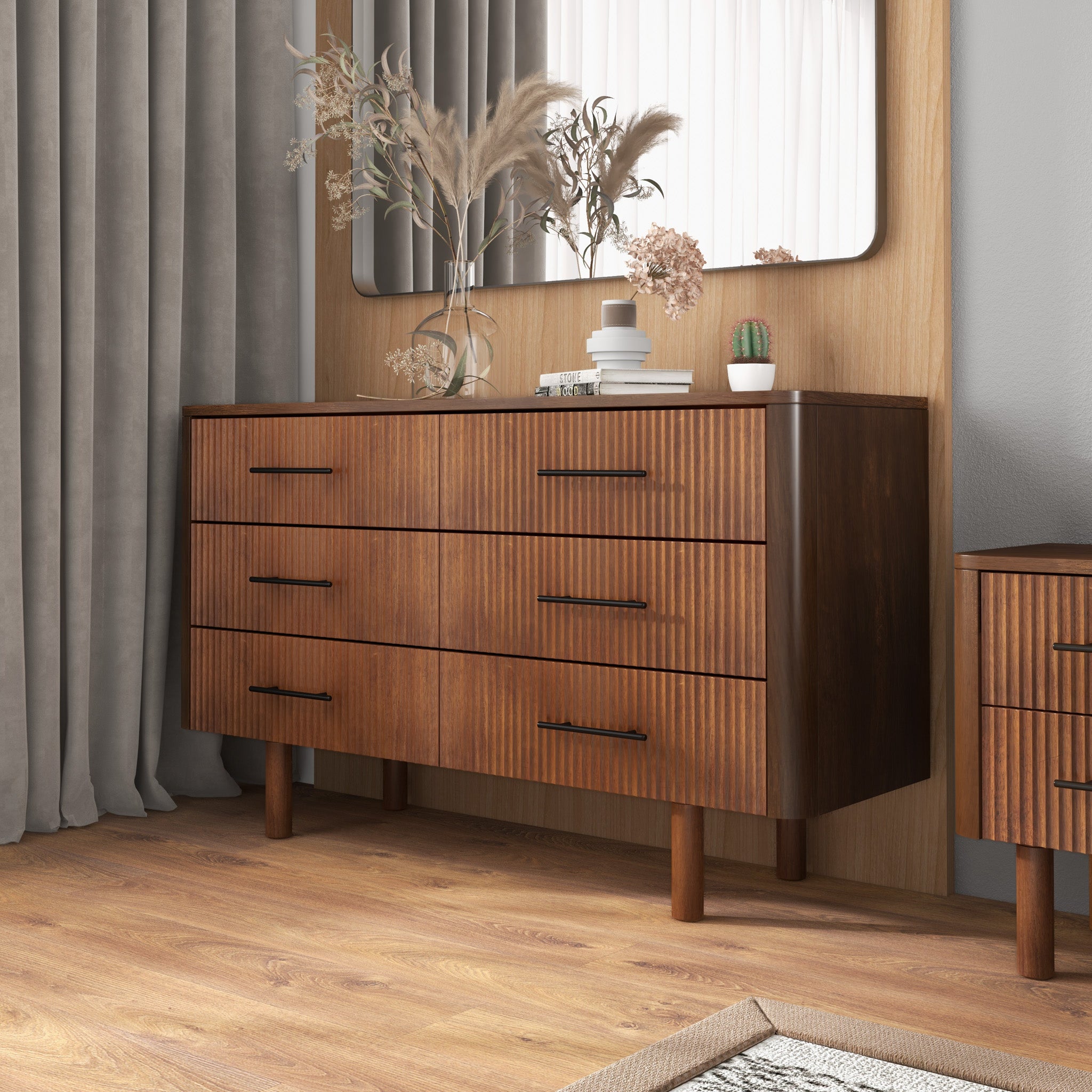 Stanley 6 Drawers Dresser - MidinMod