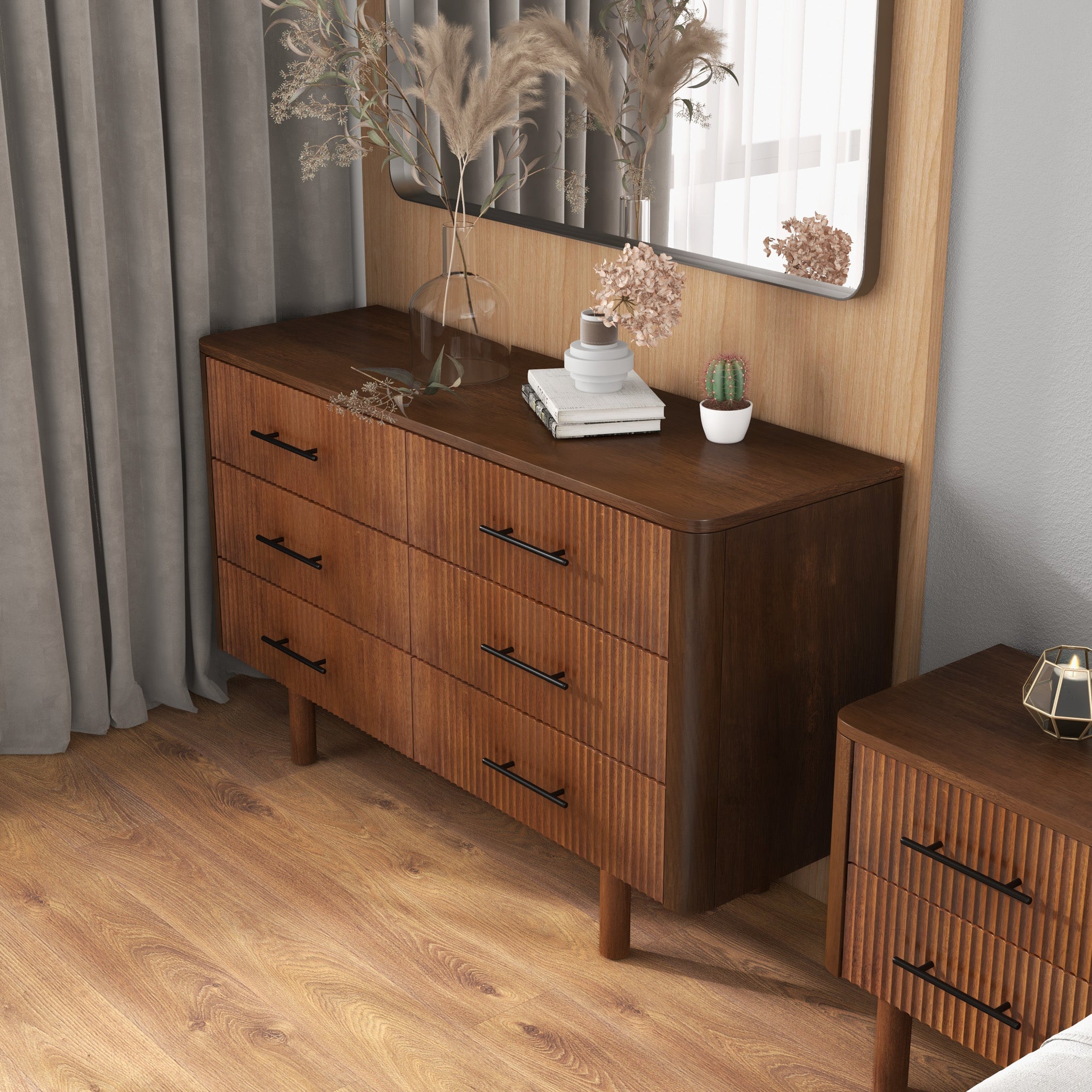 Stanley 6 Drawers Dresser - MidinMod