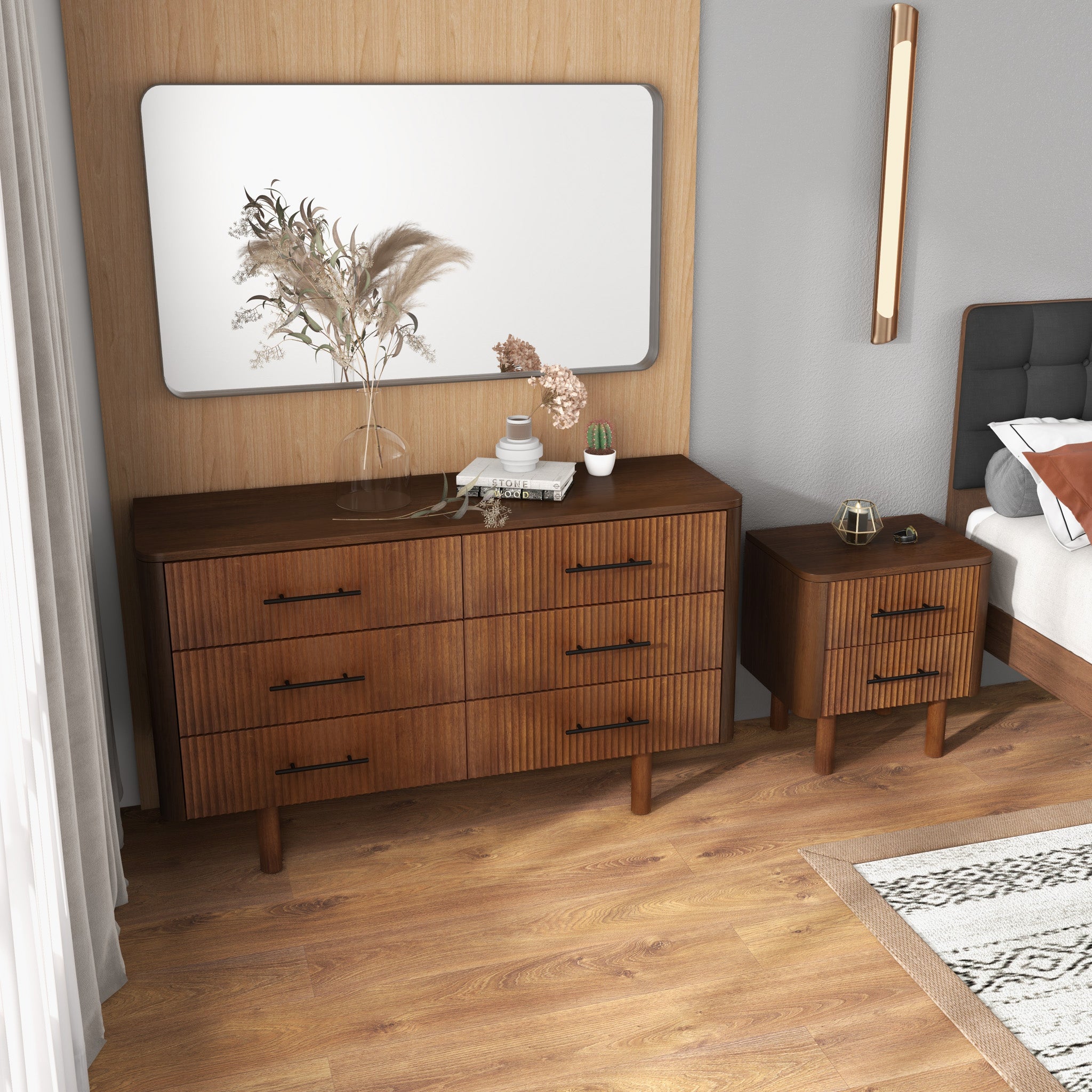 Stanley 6 Drawers Dresser - MidinMod