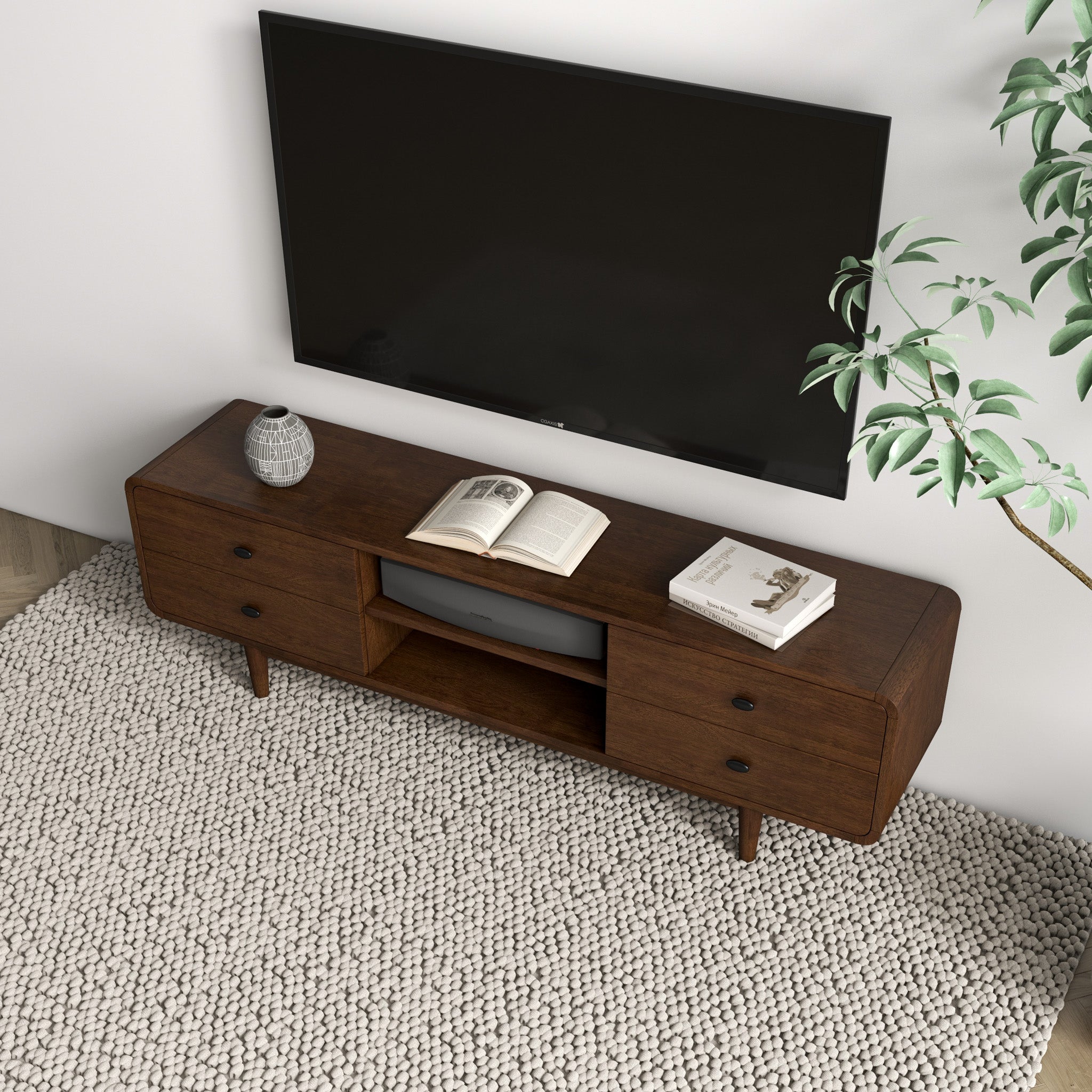 Stein Mid Century Modern Style TV Stand TV's up to 65" | MidinMod |TX | Best Furniture stores in Houston