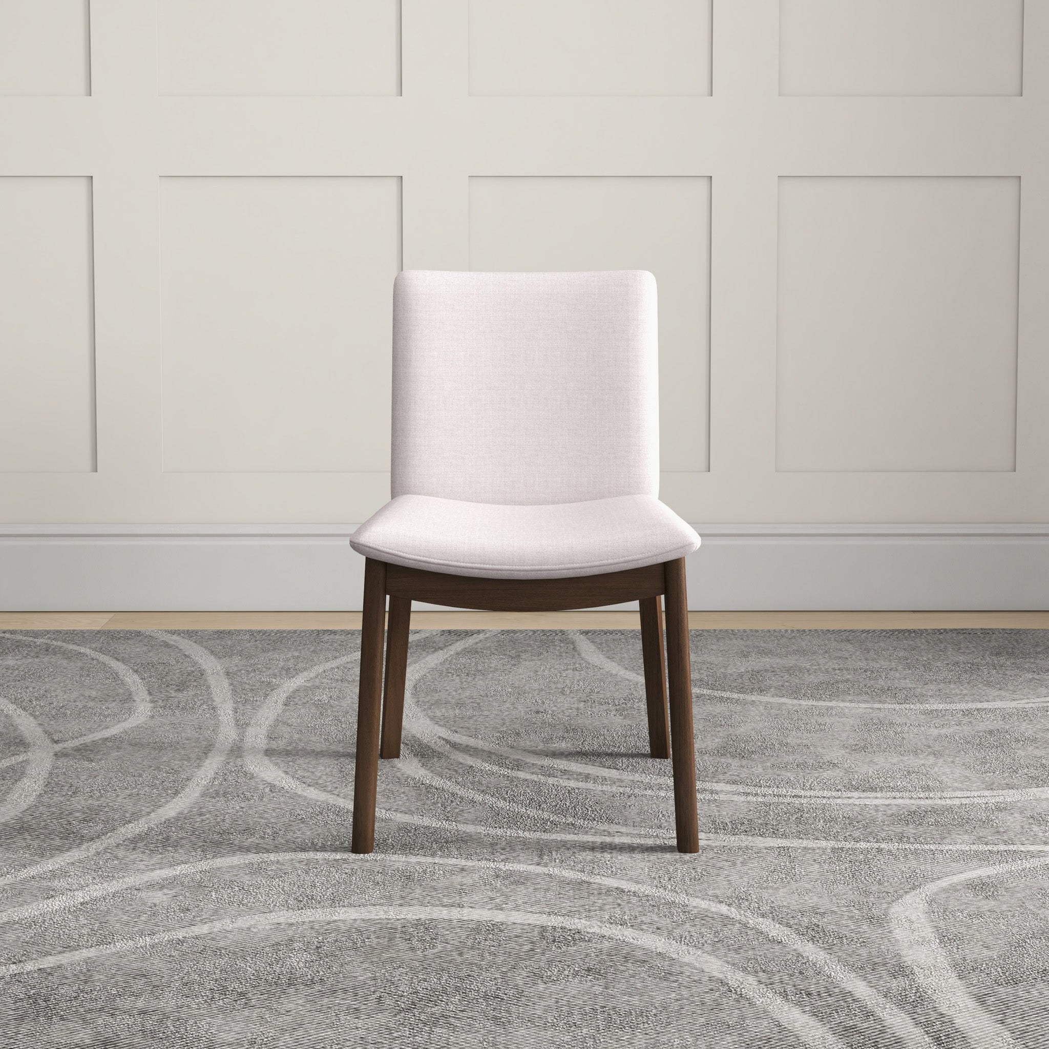 Virginia Dining Chair Beige Linen Set of 2 - MidinMod