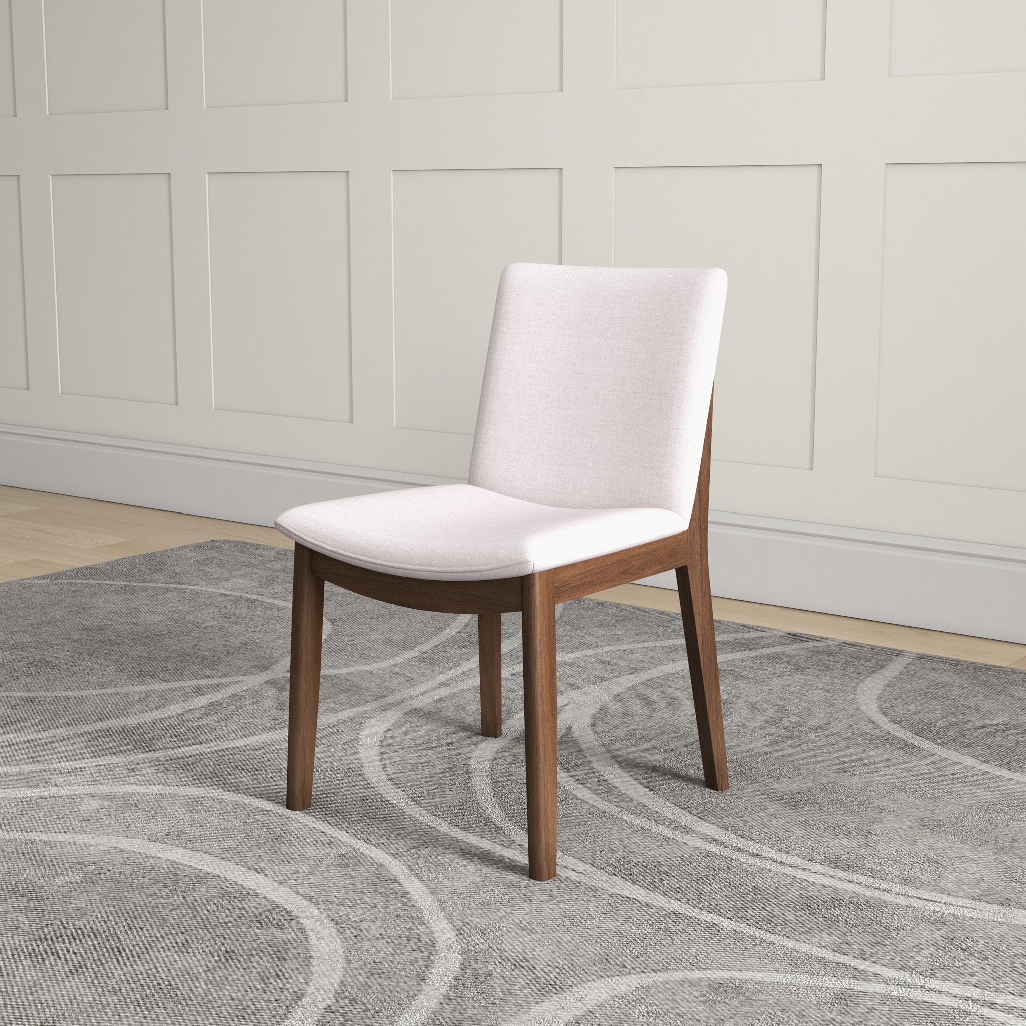Virginia Dining Chair Beige Linen Set of 2 - MidinMod