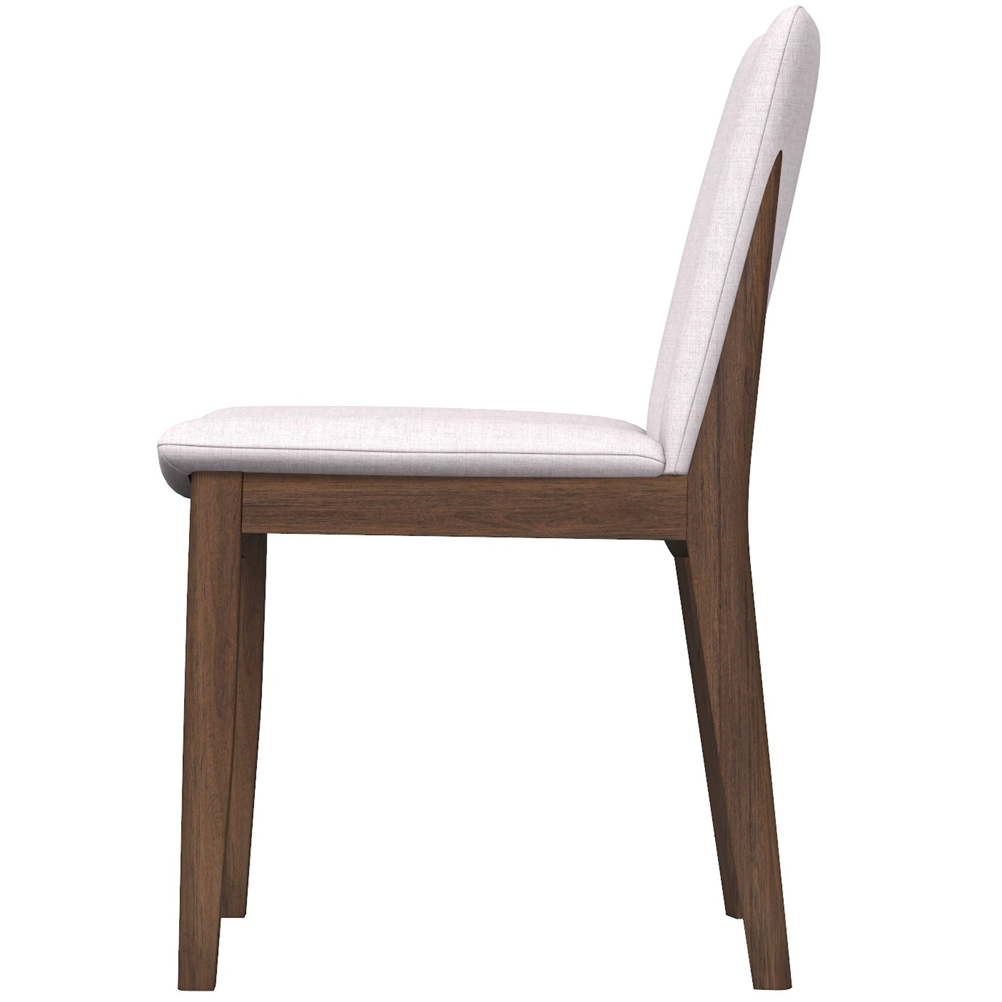 Virginia Mid-Century Modern Scandinavian Dining Chair with Fabric Upholstery - MidinMod