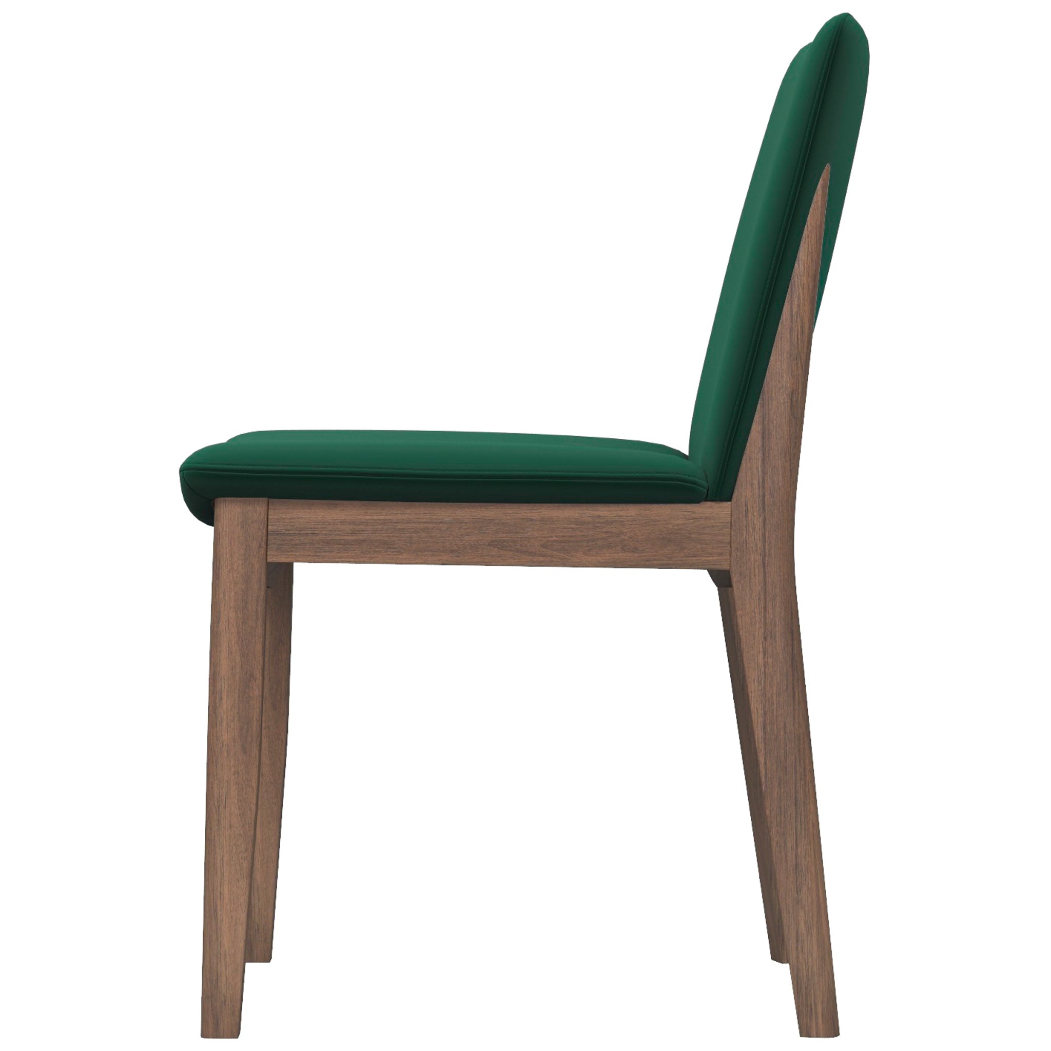 Virginia Dining Chair Green Velvet Set of 2 - MidinMod