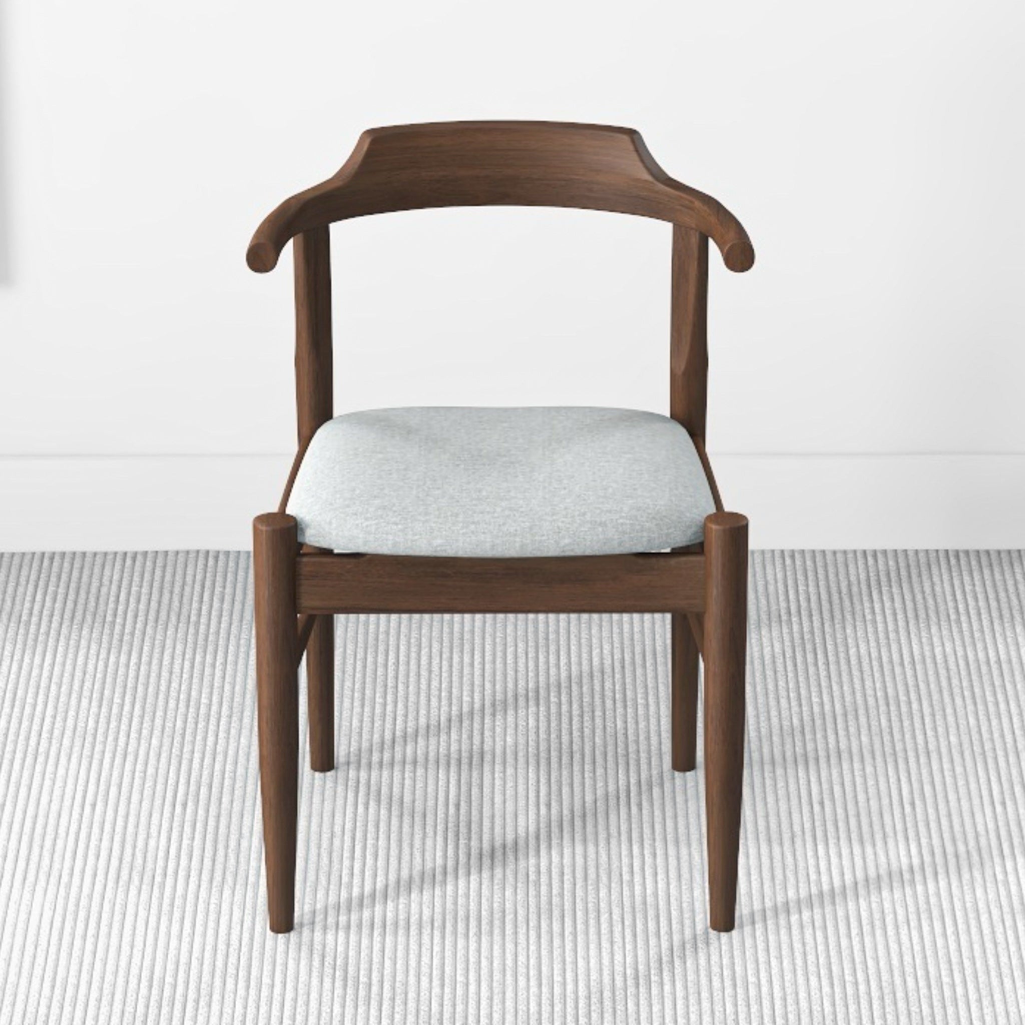 Zola Dining Chair Grey Fabric Set of 2 - MidinMod