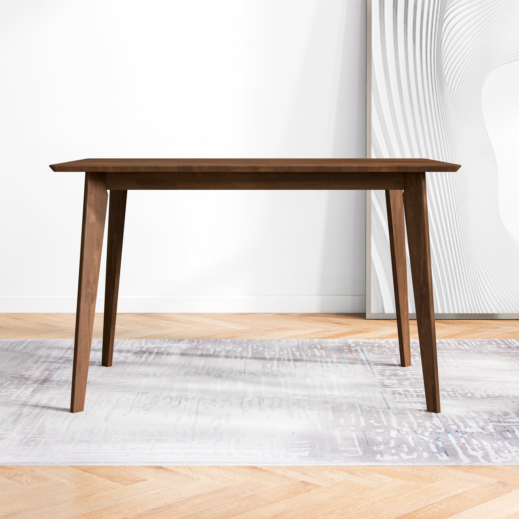 Abbott Walnut Small Dining Table - MidinMod