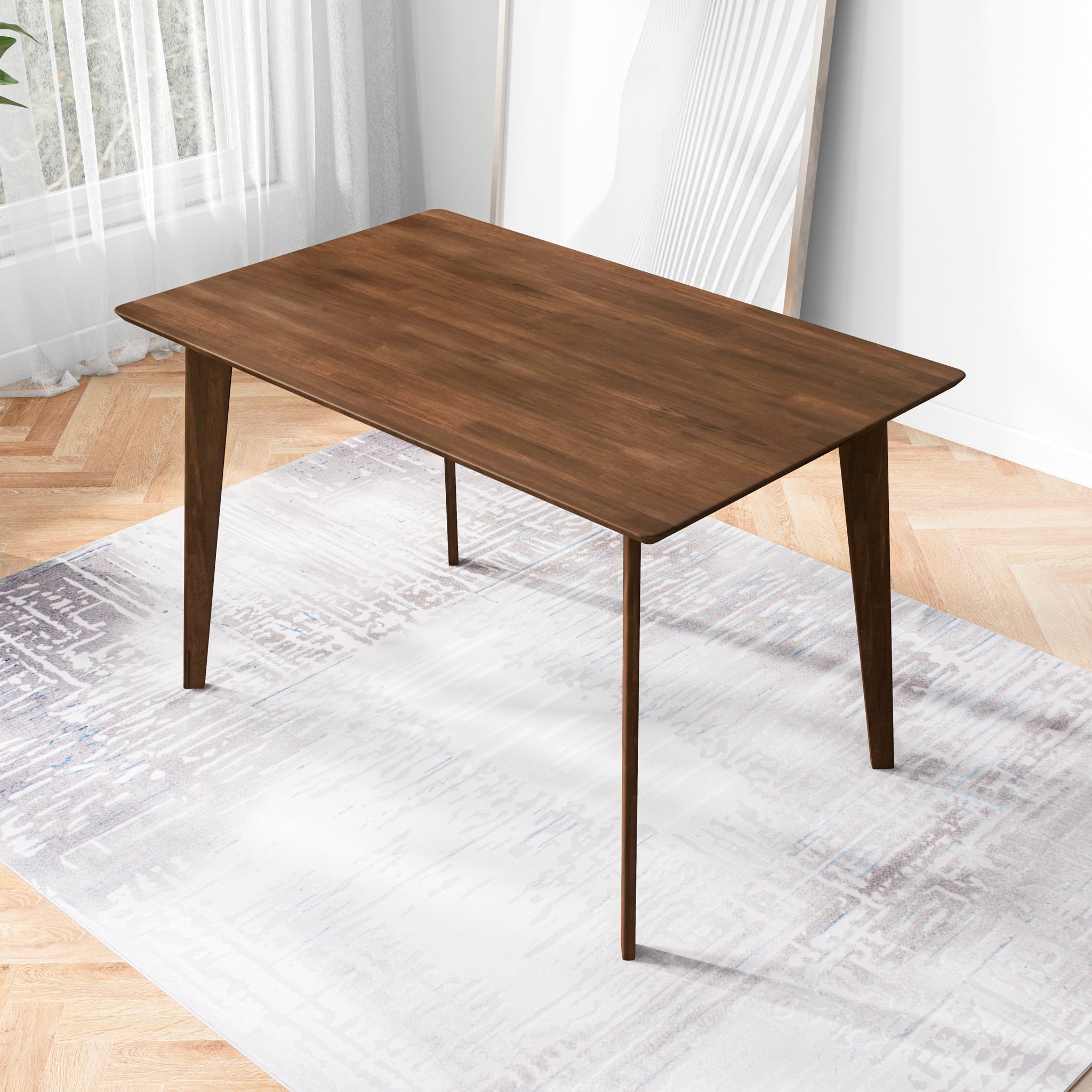Abbott Walnut Small Dining Table - MidinMod