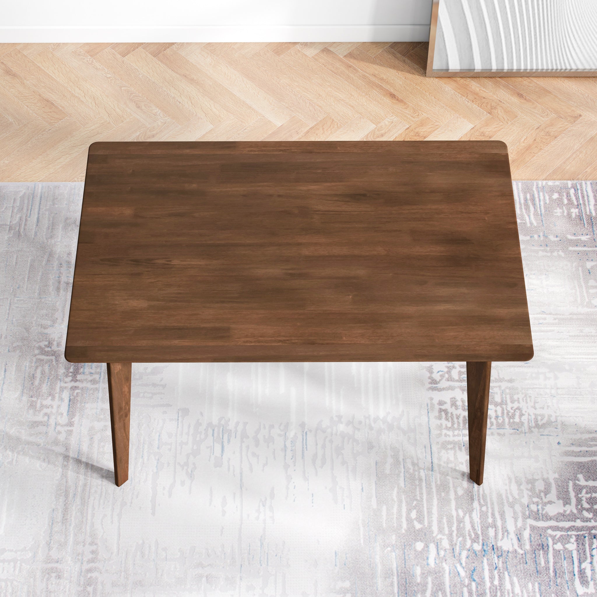 Abbott Walnut Small Dining Table - MidinMod