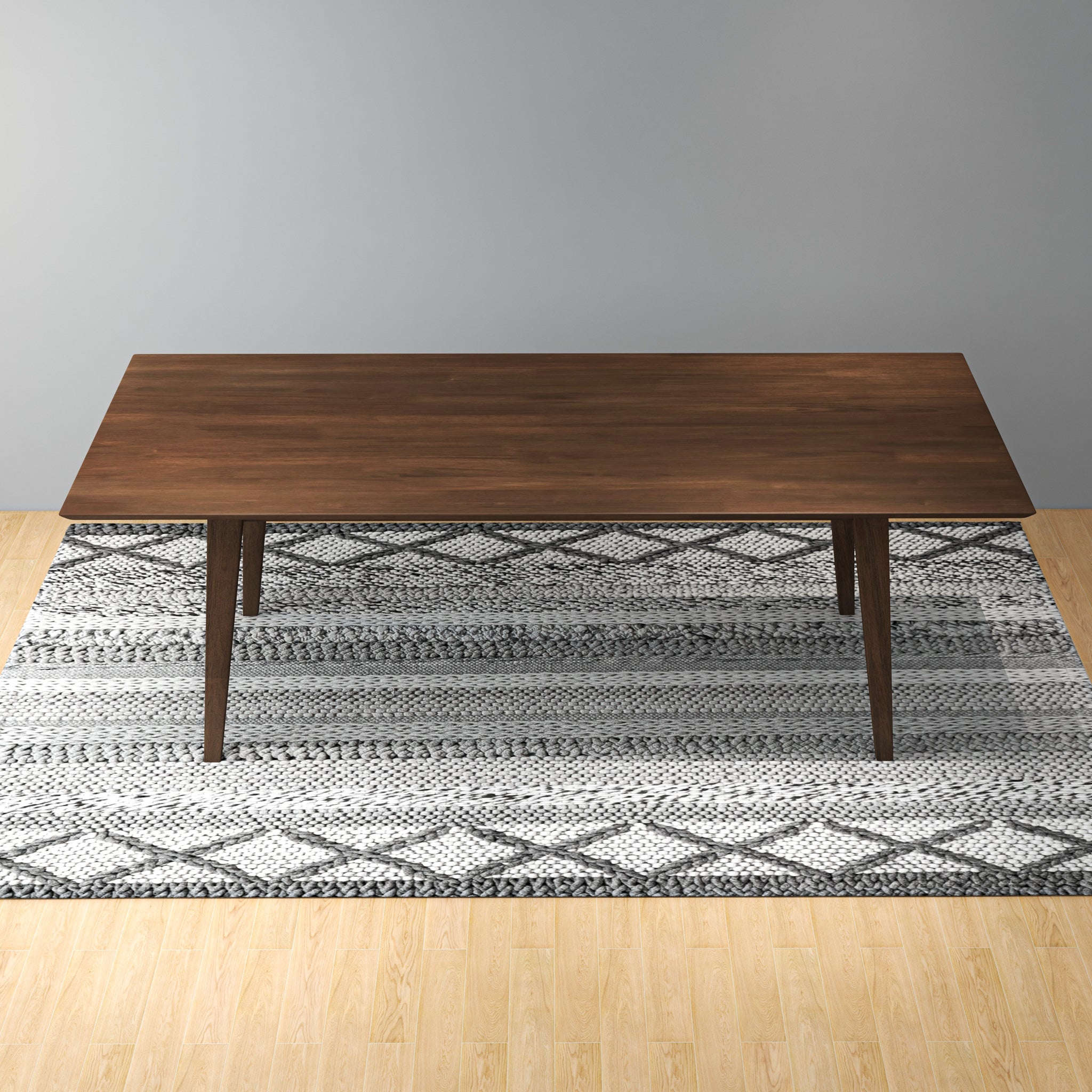 Adira Solid Wood Walnut XLarge Dining Table - MidinMod