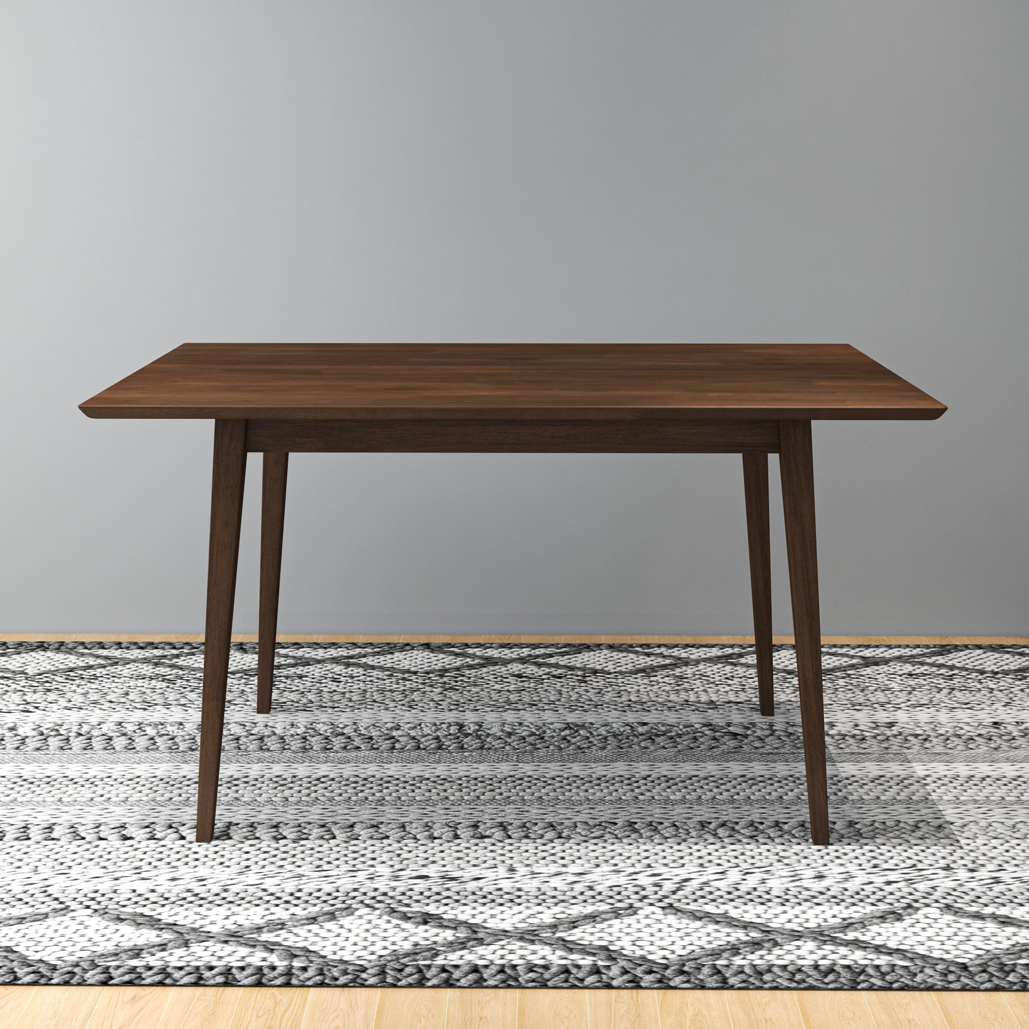 Adira Solid Wood Walnut Small Dining Table - MidinMod