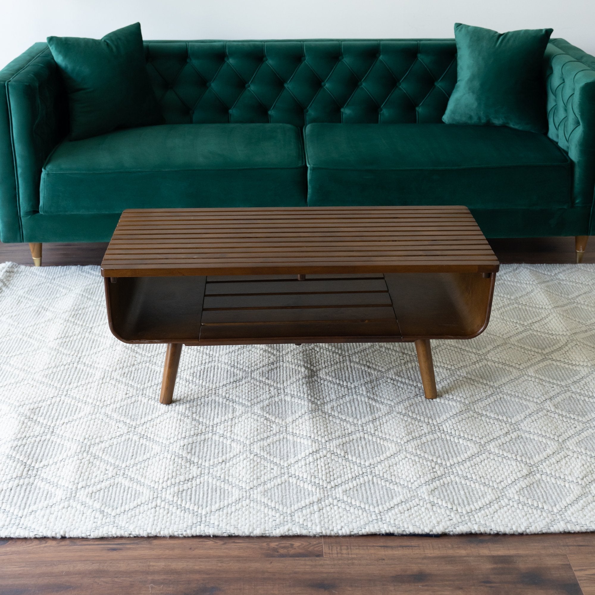 Agora Coffee Table Walnut - MidinMod