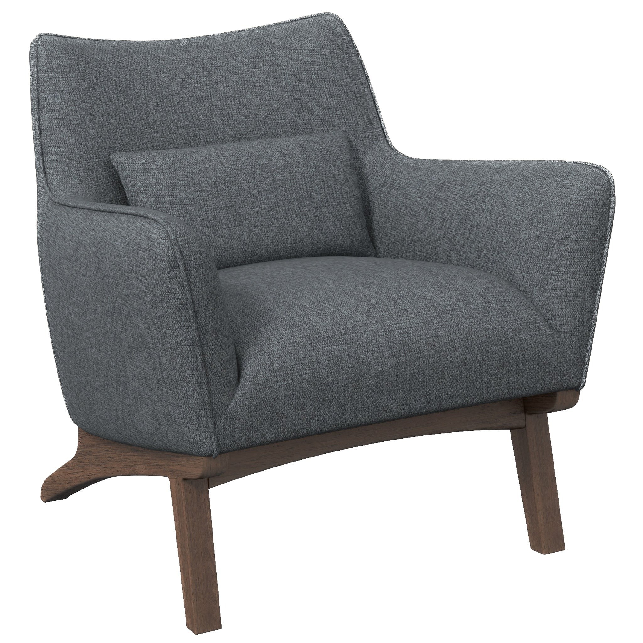 Casper Contemporary Linen Upholstered Lounge Chair - MidinMod