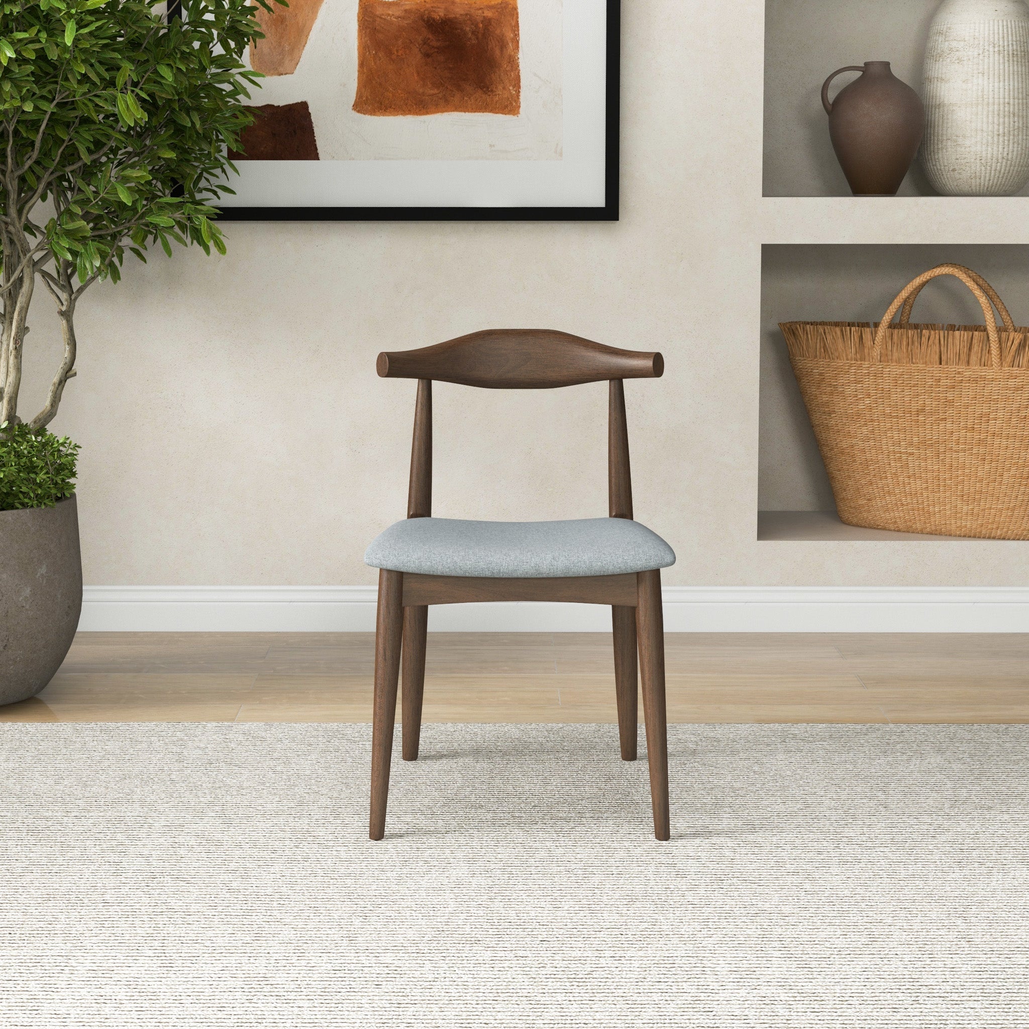 Juliet Dining Chair Fabric Set of 2 - MidinMod