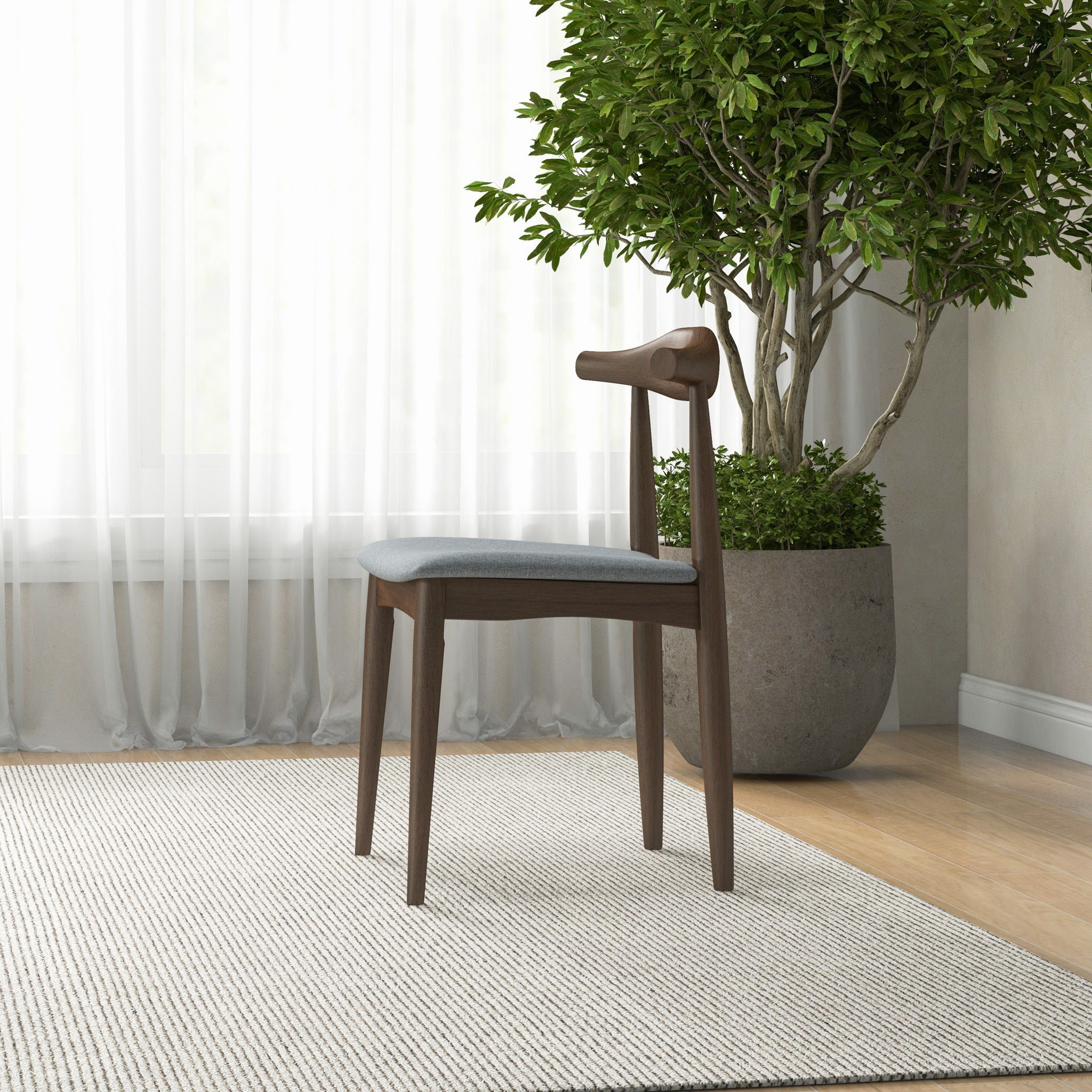 Juliet Dining Chair Fabric Set of 2 - MidinMod
