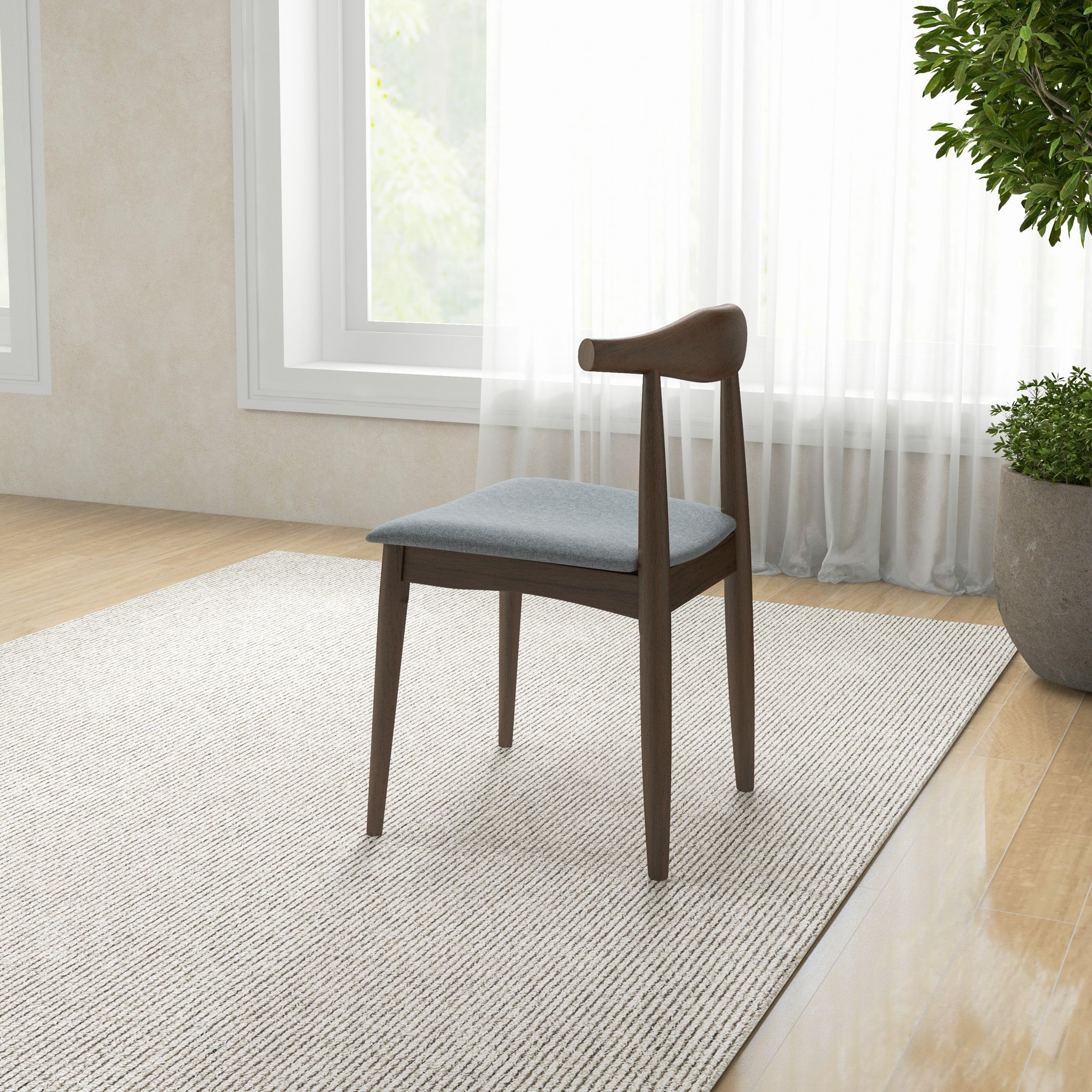 Juliet Dining Chair Fabric Set of 2 - MidinMod