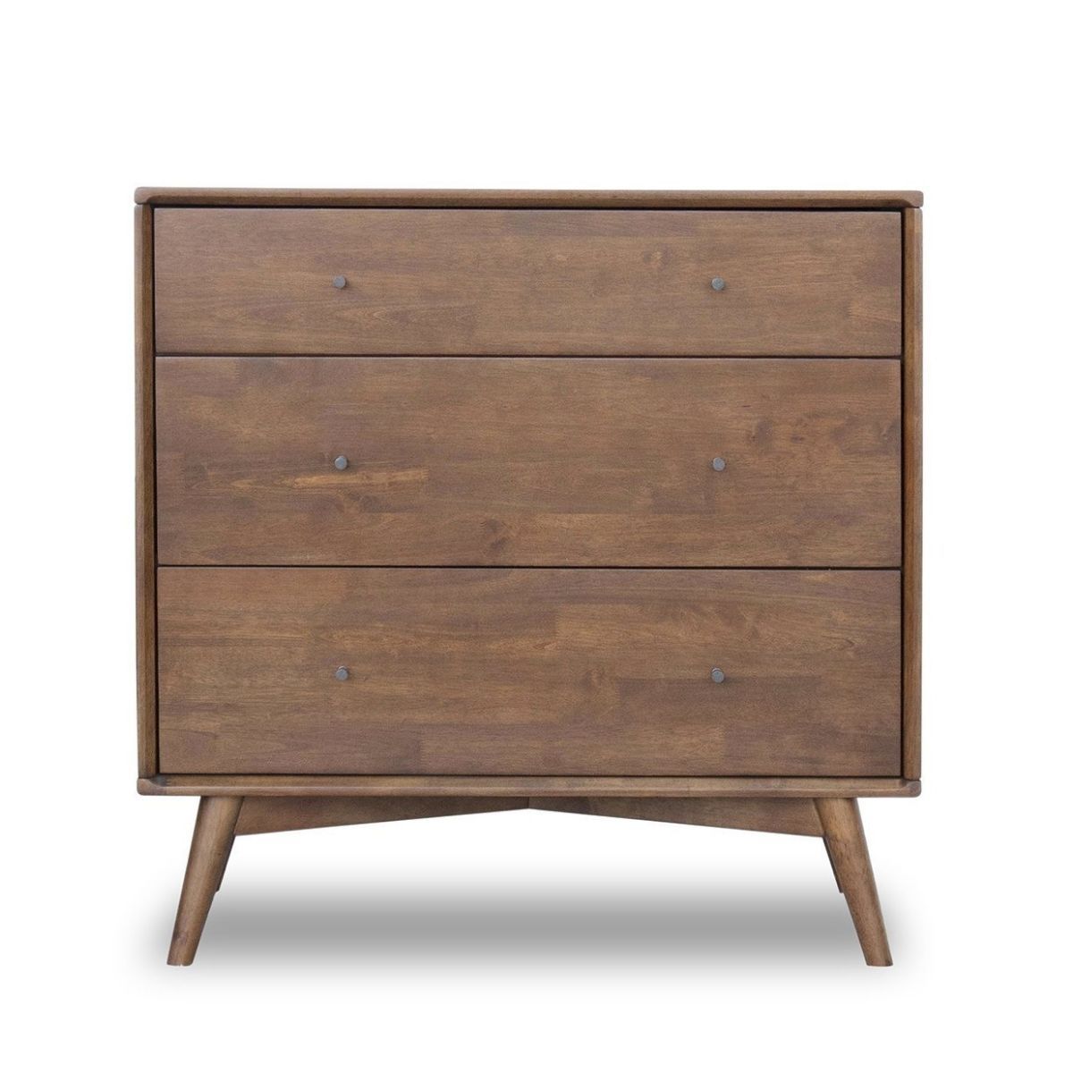 brown wood 3 drawer dresser Plank+Beam Solid Wood Farmhouse 3 Drawer Dresser, Driftwood main image 0