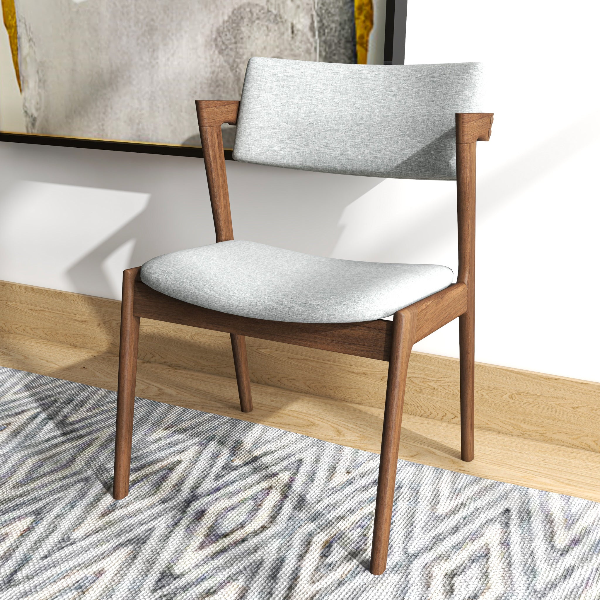 Ricco Dining Chair Light Grey Set of 2 - MidinMod