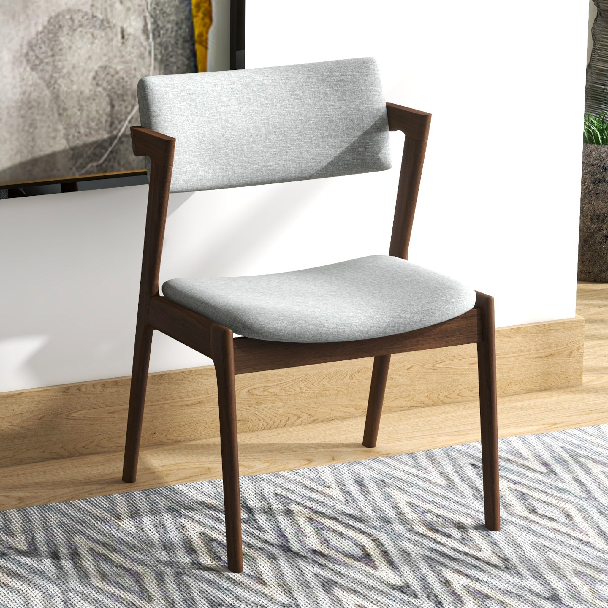 Ricco Dining Chair Light Grey Set of 2 - MidinMod