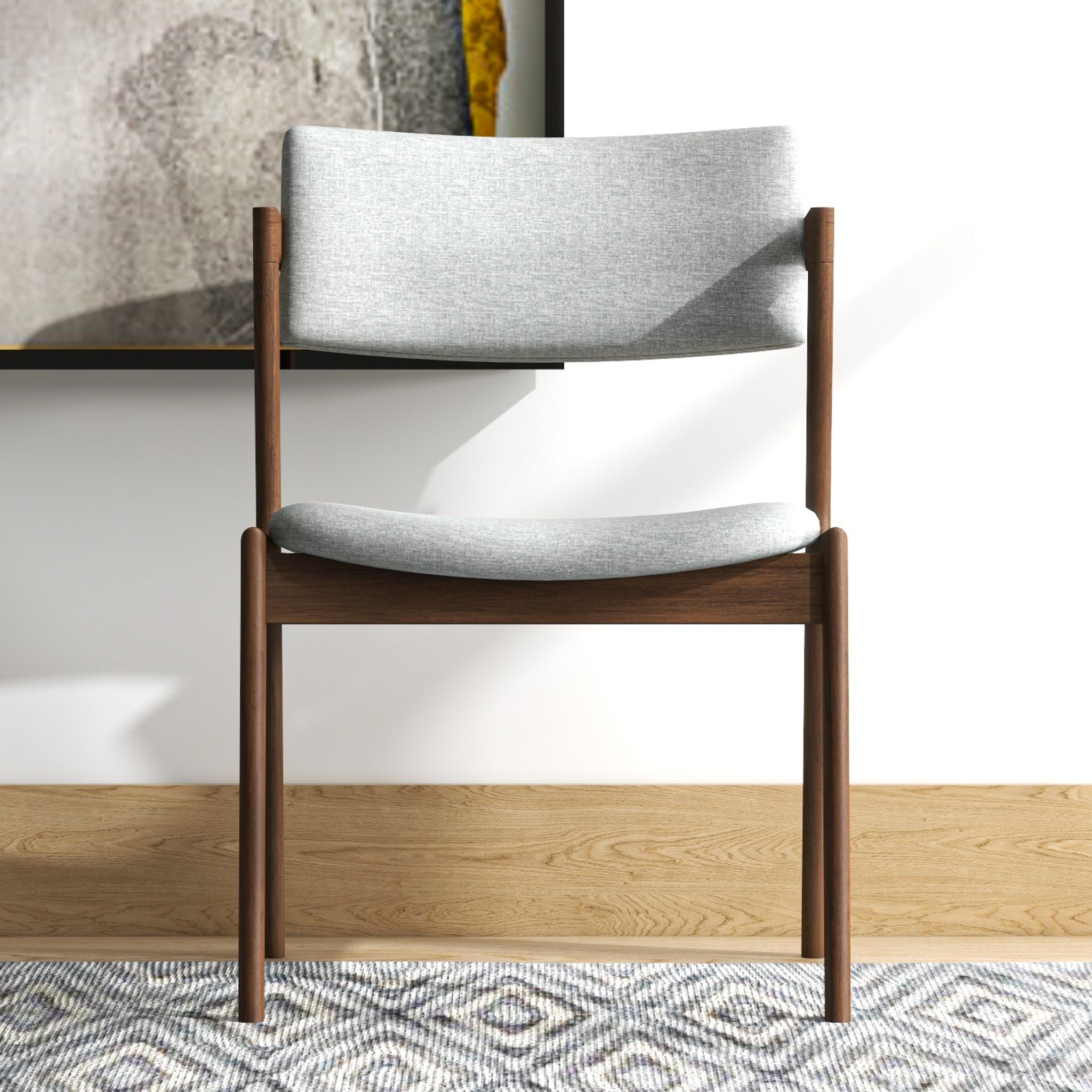 Ricco Dining Chair Light Grey Set of 2 - MidinMod