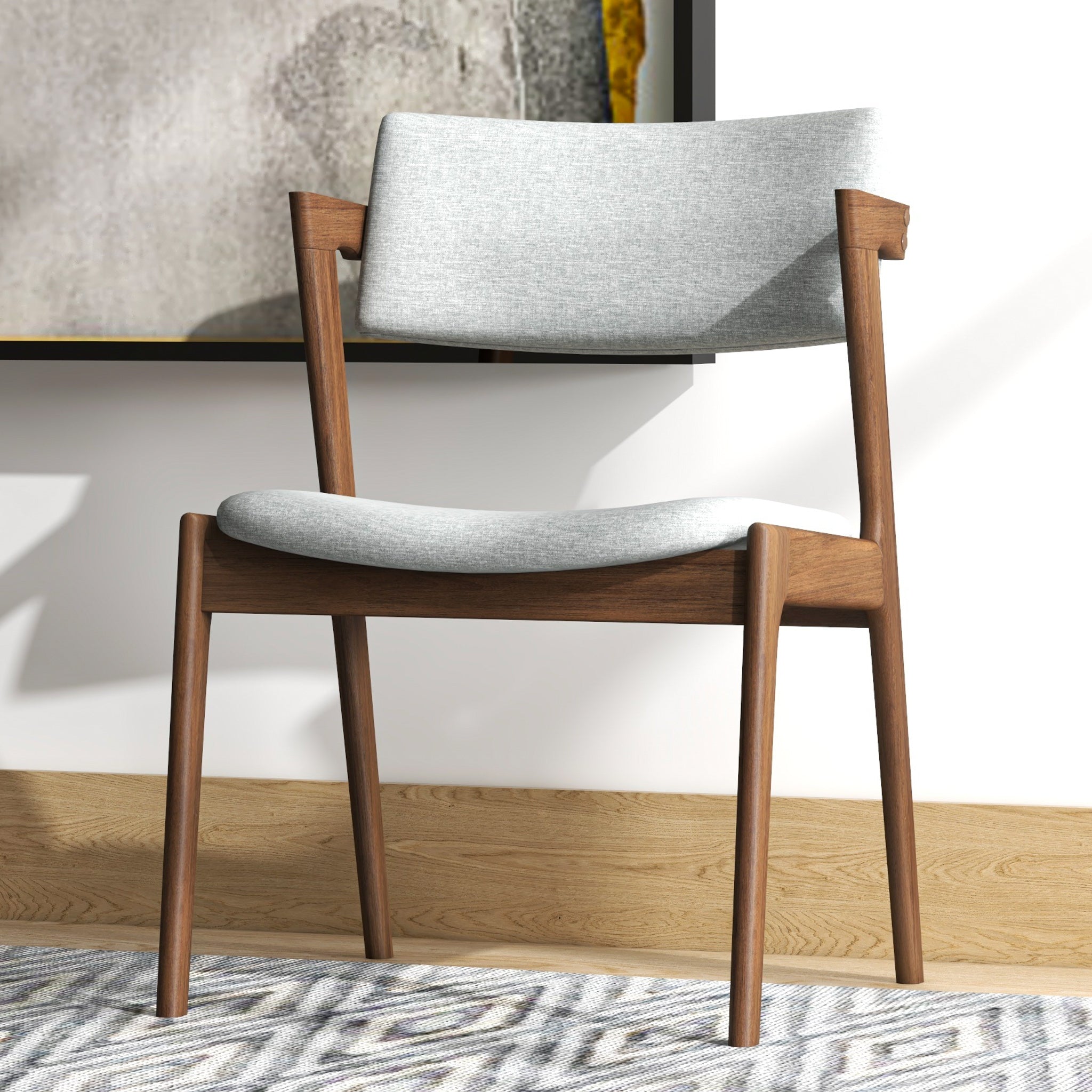 Ricco Dining Chair Light Grey Set of 2 - MidinMod