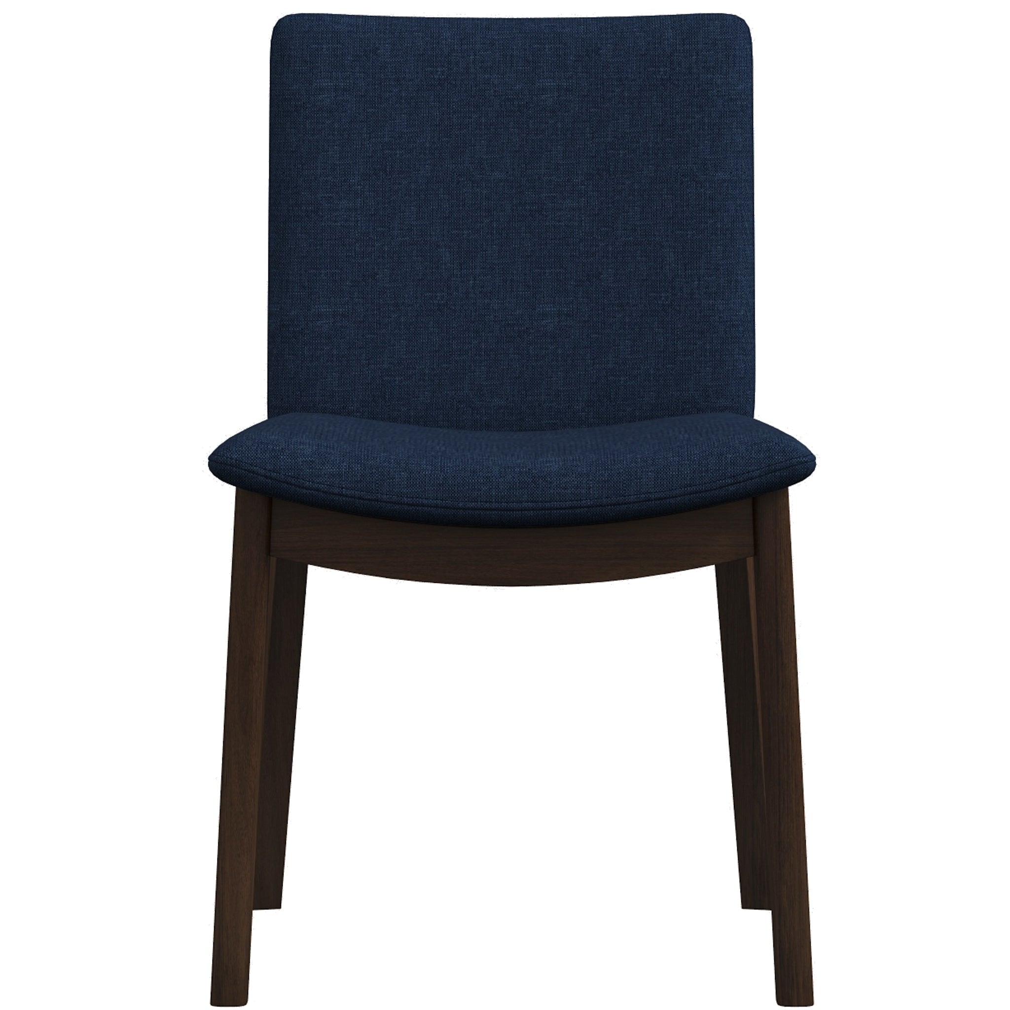 Virginia Mid-Century Modern Scandinavian Dining Chair with Fabric Upholstery - MidinMod