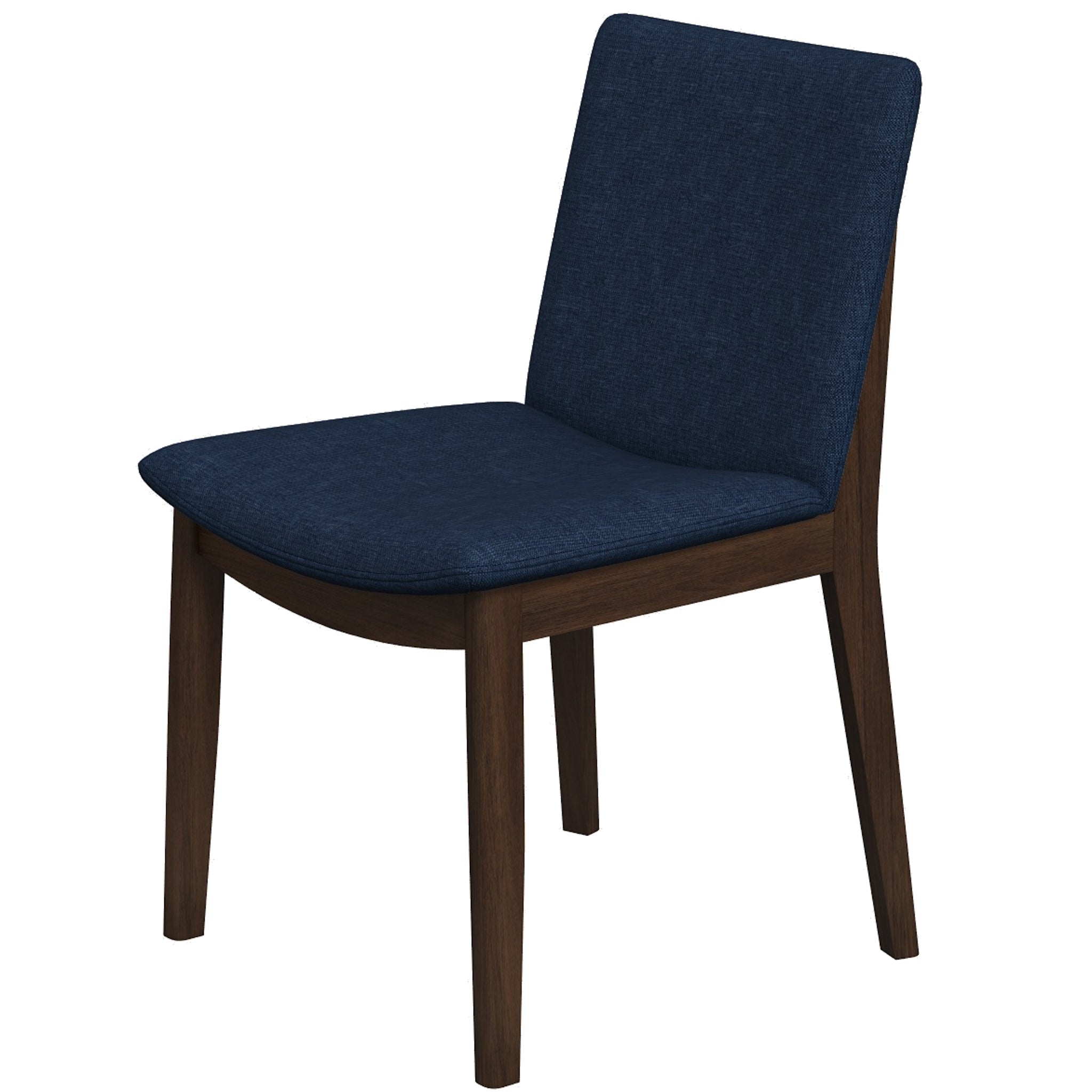 Virginia Mid-Century Modern Scandinavian Dining Chair with Fabric Upholstery - MidinMod