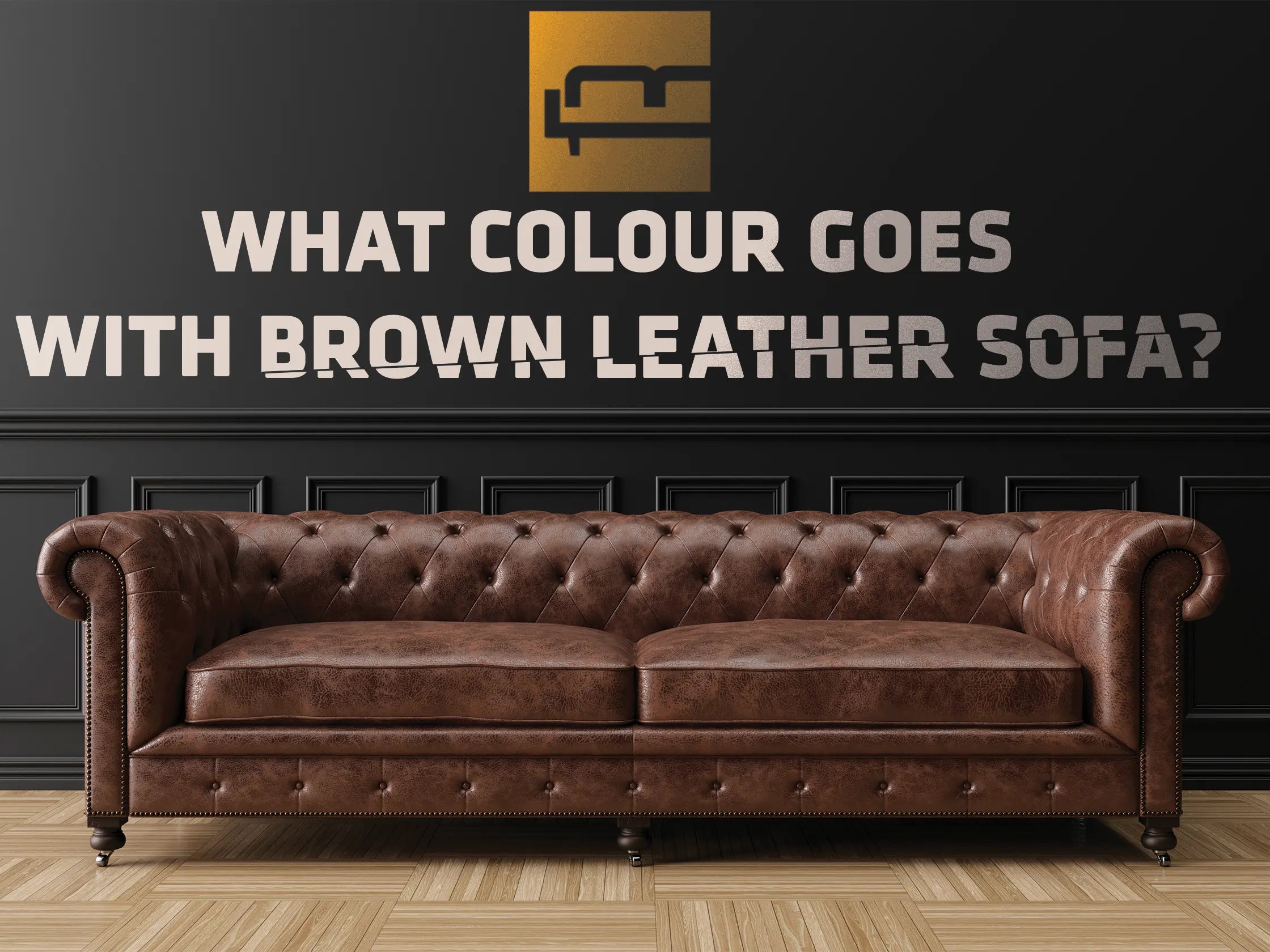 What Color Goes With Brown Leather Sofa
