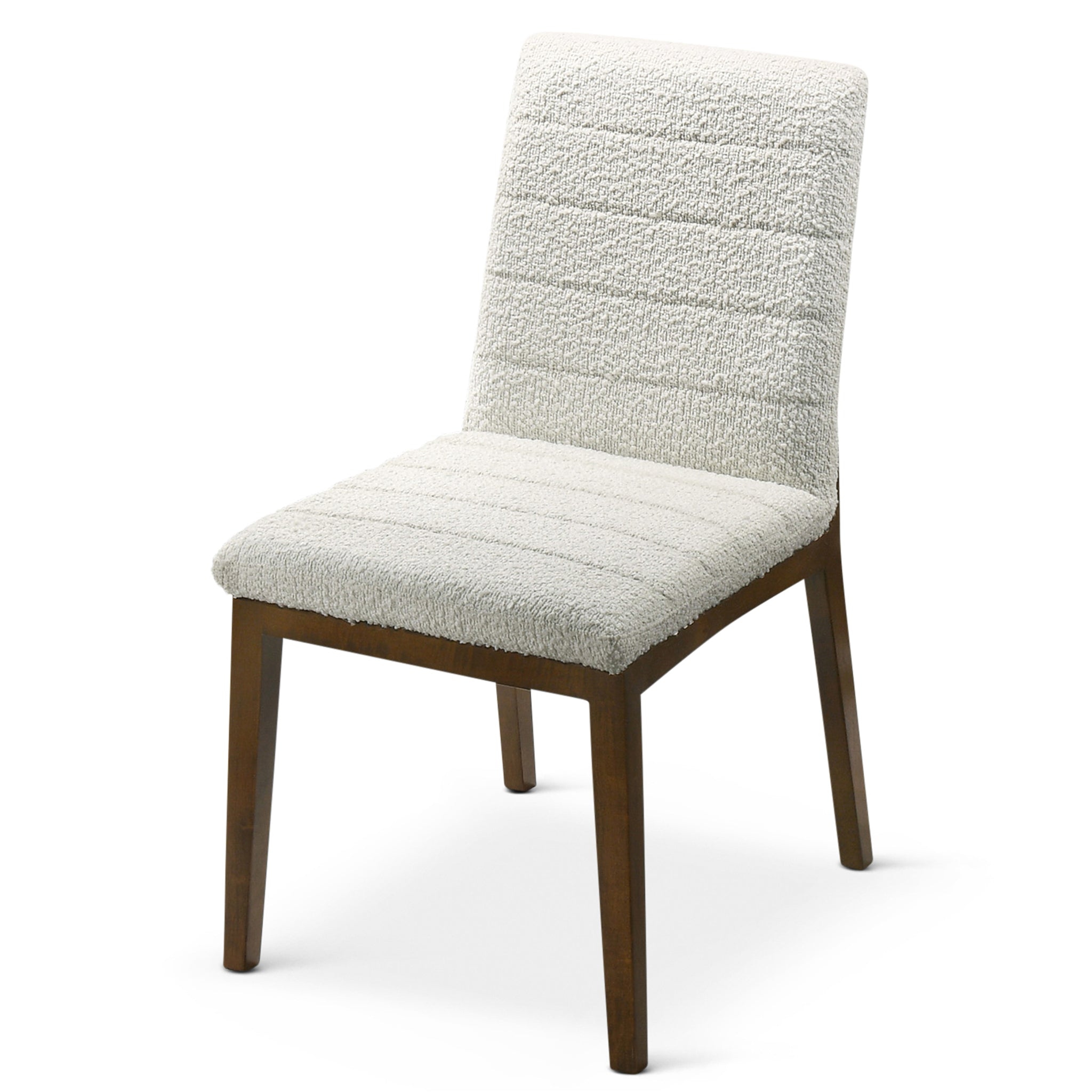 Isley White Boucle Dining Chair Set of 2 - MidinMod