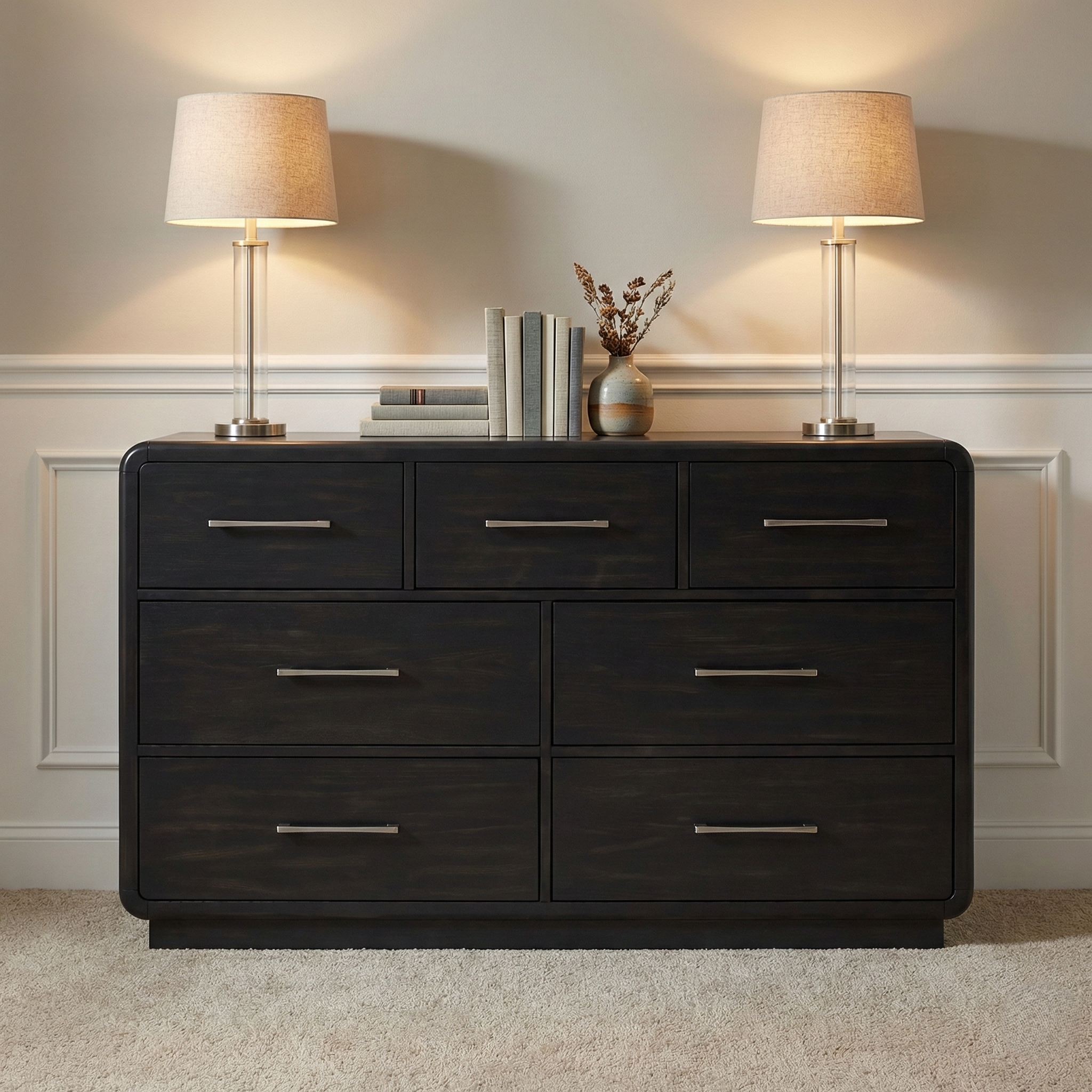 Rowanbeck Modern 7 Drawer Dresser